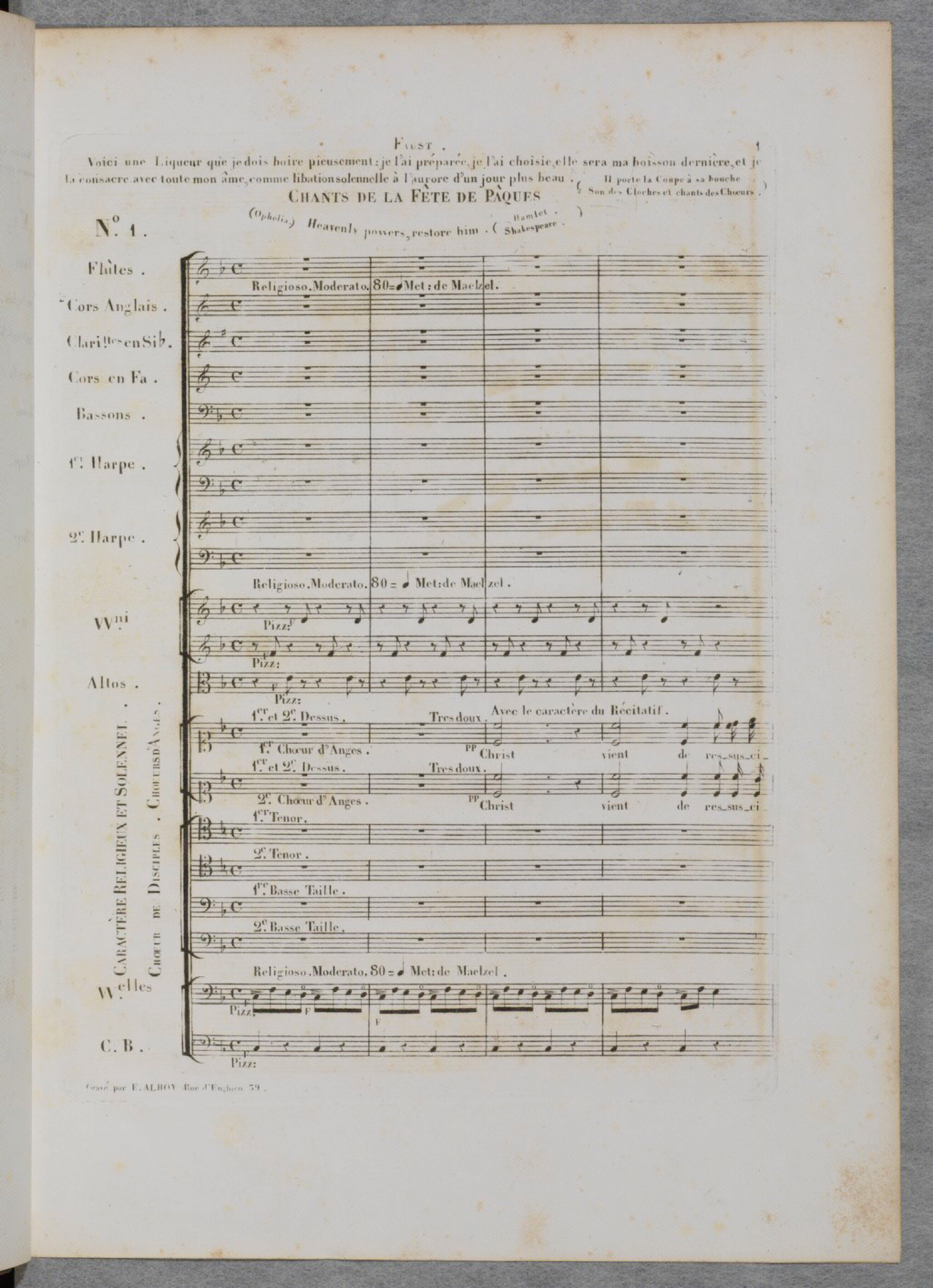 8 scenes from Faust, H 33 by Hector Berlioz Sheet Music arranged by 8notes.com for Choir and Orchestra - 1 of 98 pages