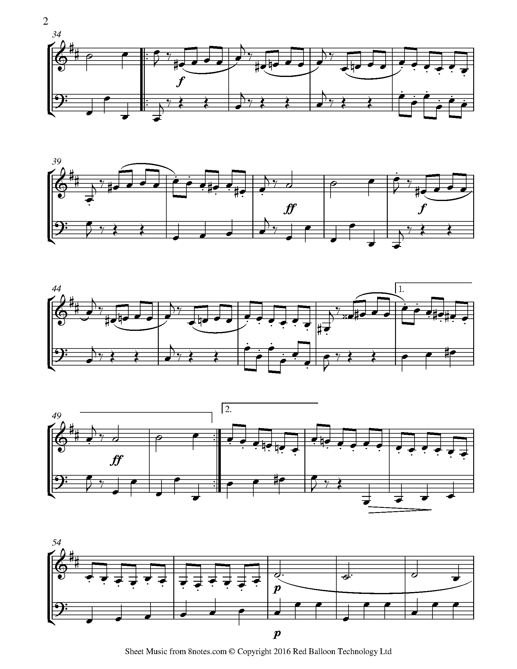 Tchaikovsky Waltz from Sleeping Beauty Sheet music for