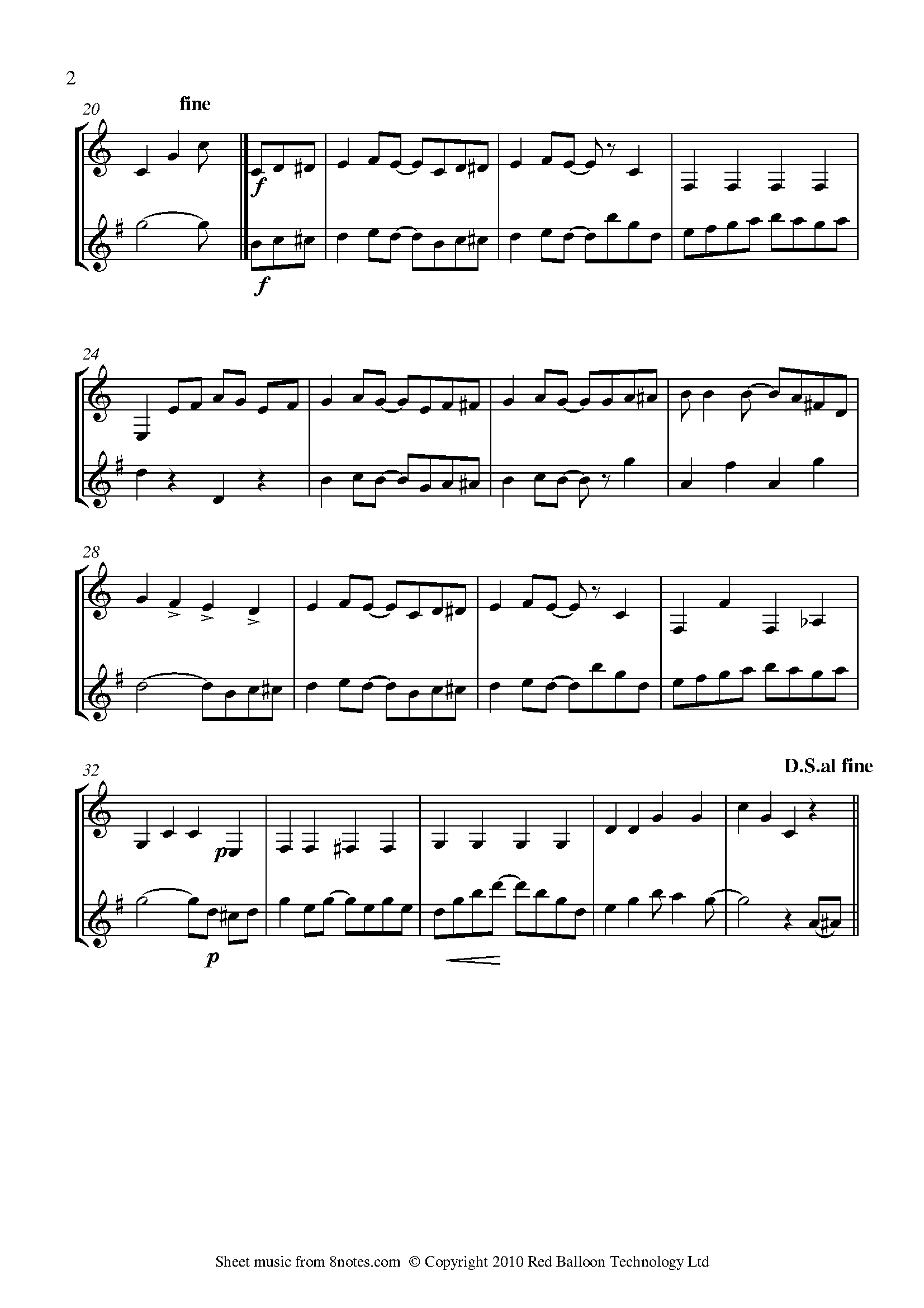 Scott Joplin The Entertainer Sheet music for Duet