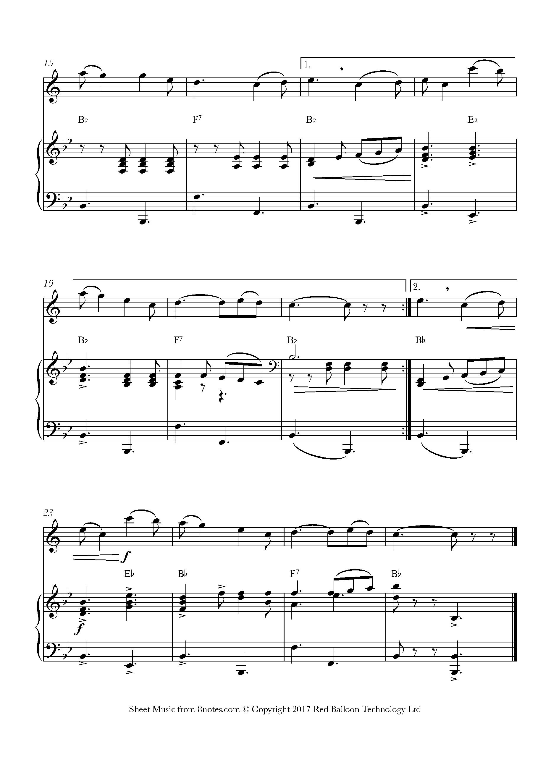 The Banks of the Roses (Irish Trad.) Sheet music for