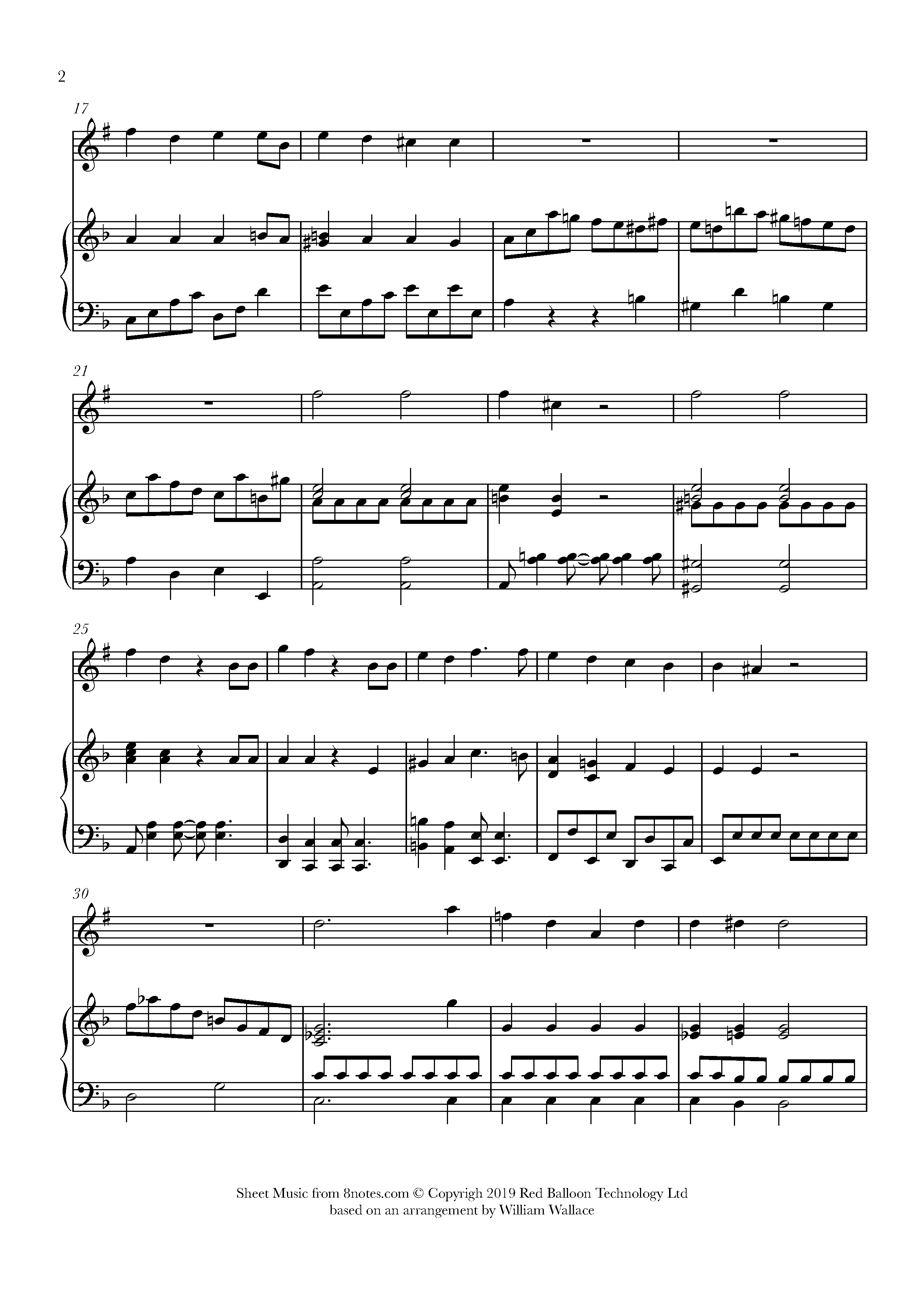 Requiem in d minor chords