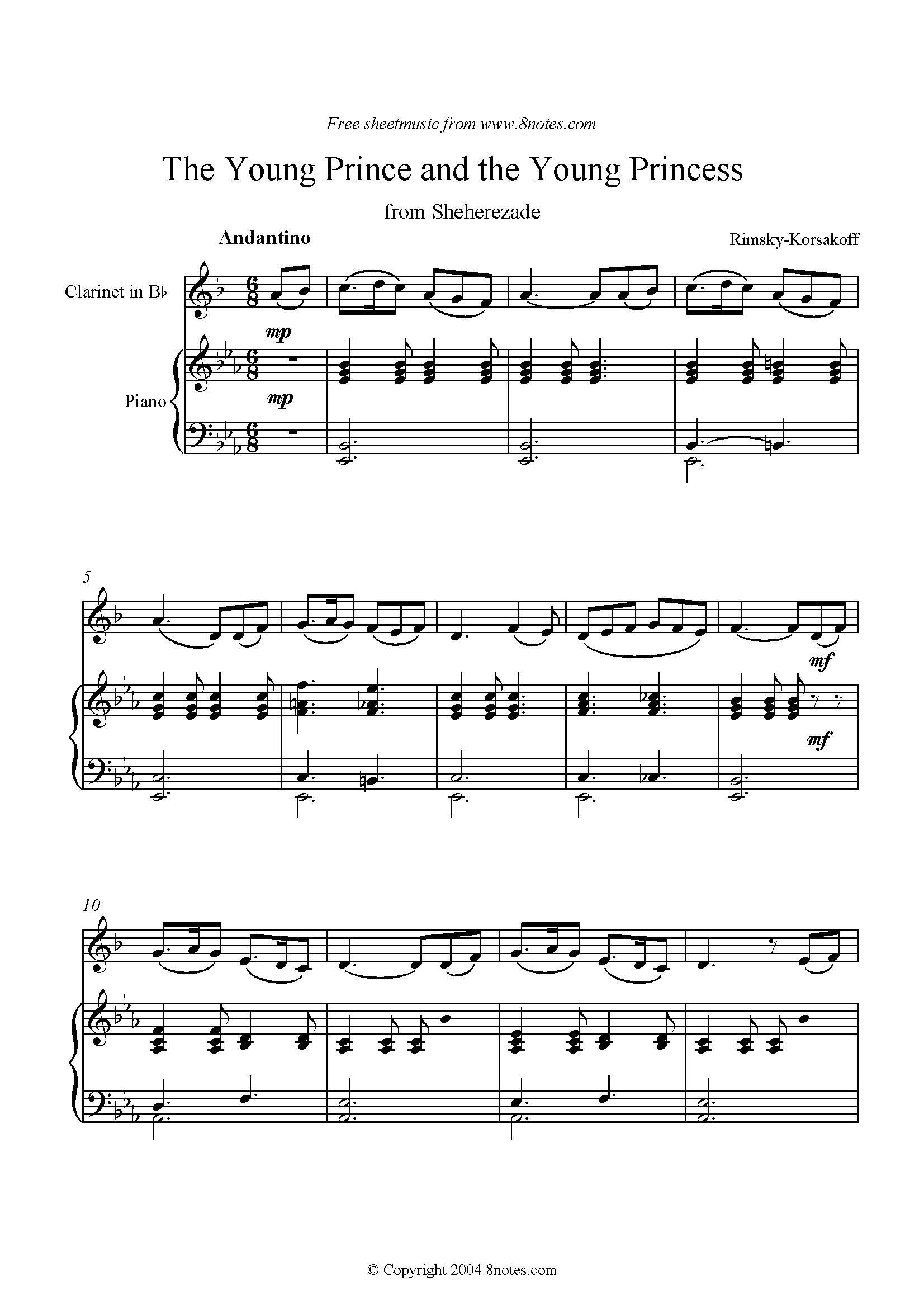 RimskyKorsakov The Young Prince and the Young Princess (Sheherazade