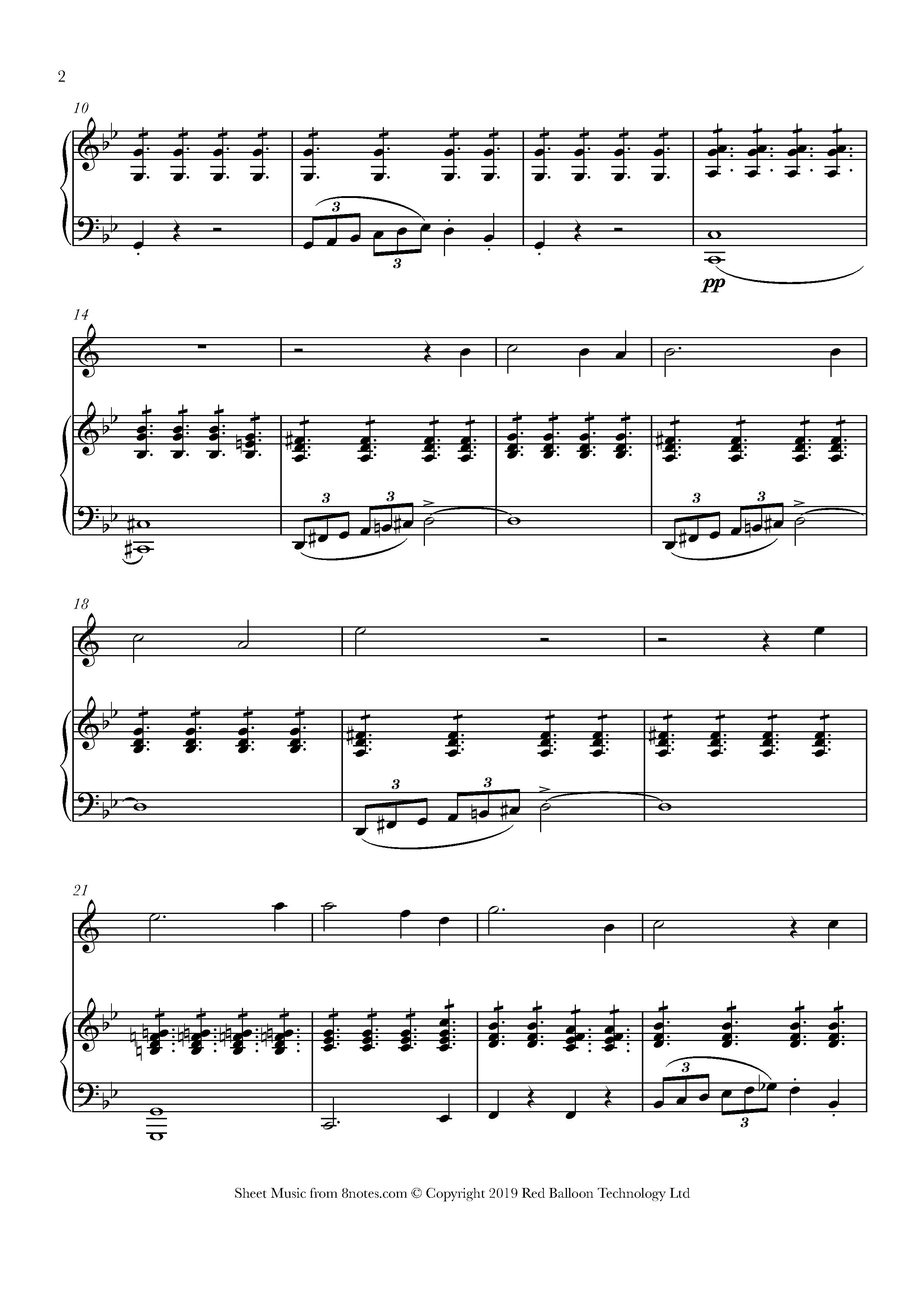 Schubert Erlkonig Sheet Music For Clarinet 8notes