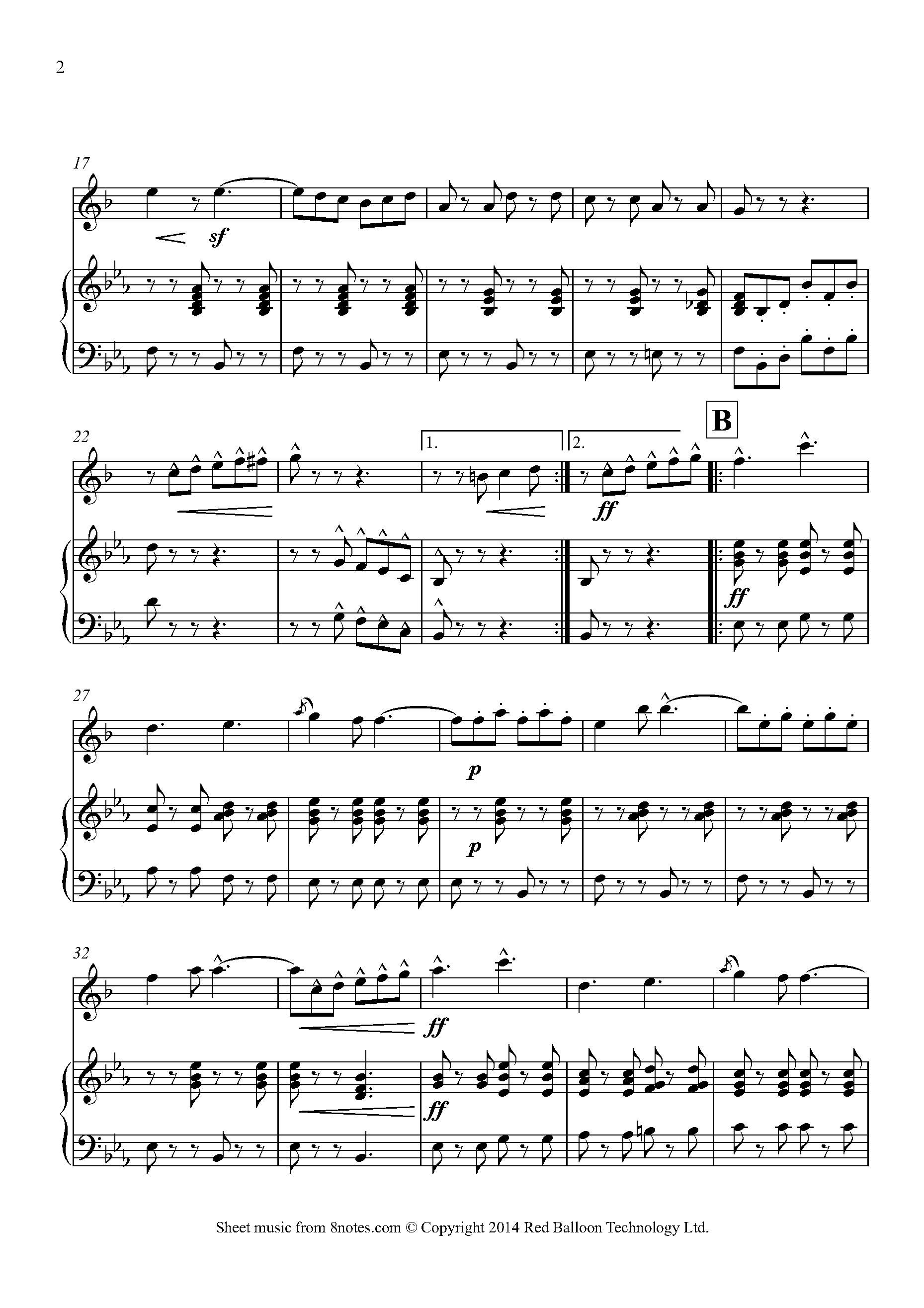 Sousa - Semper Fidelis Sheet music for Clarinet - 8notes.com