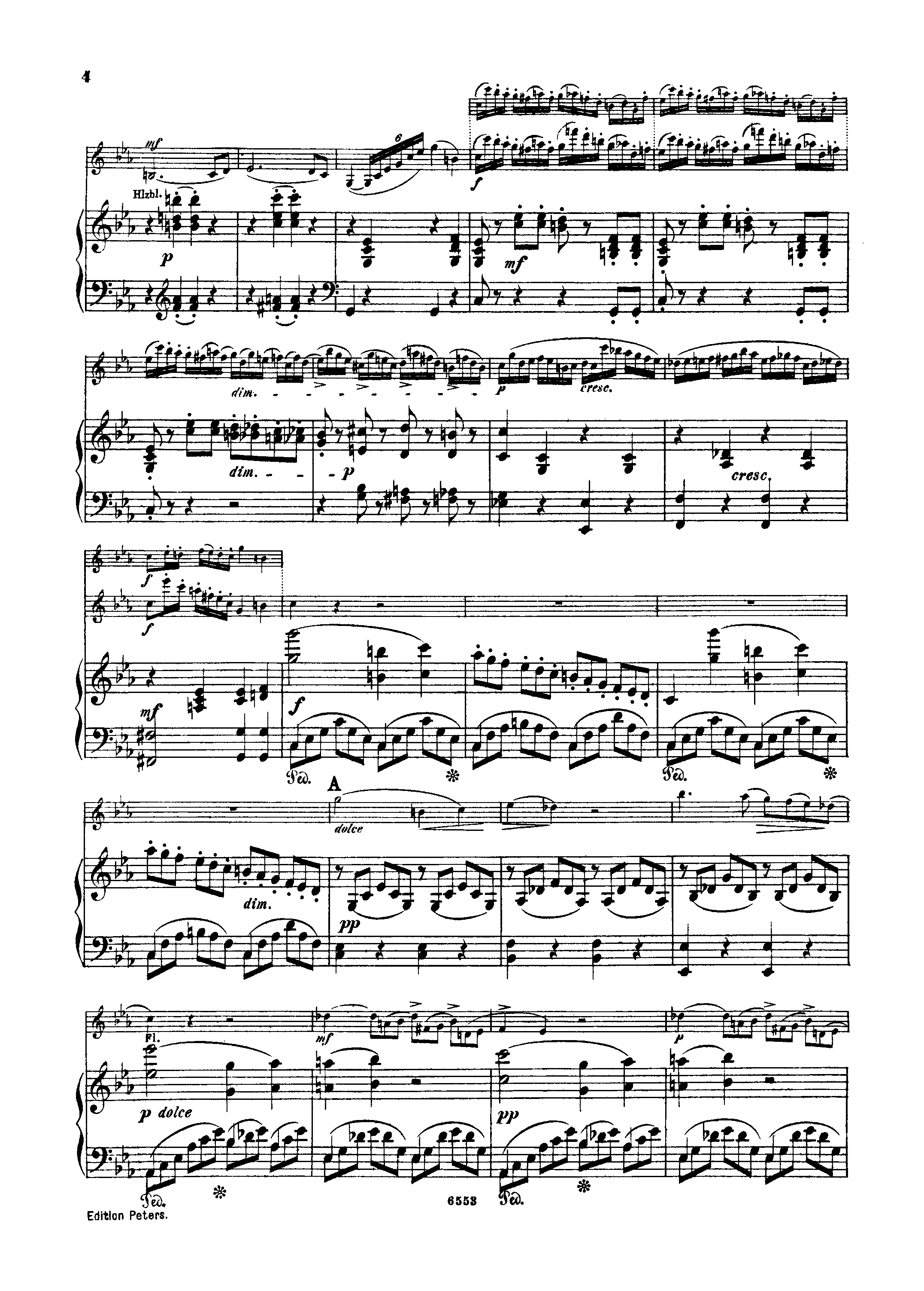 Clarinet Concerto No.1, Op.26 by Louis Spohr Sheet Music arranged by 8notes.com for Clarinet - 1 of 27 pages