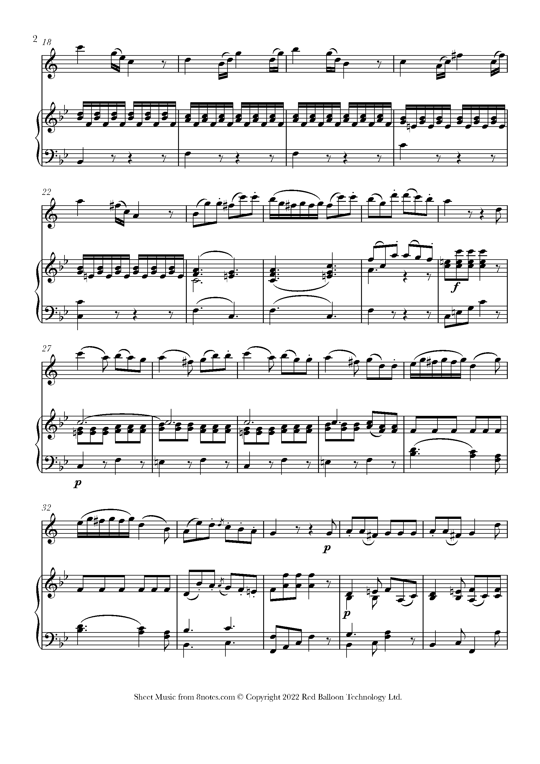 Stamitz Concerto No.3 Third Movement Sheet music for
