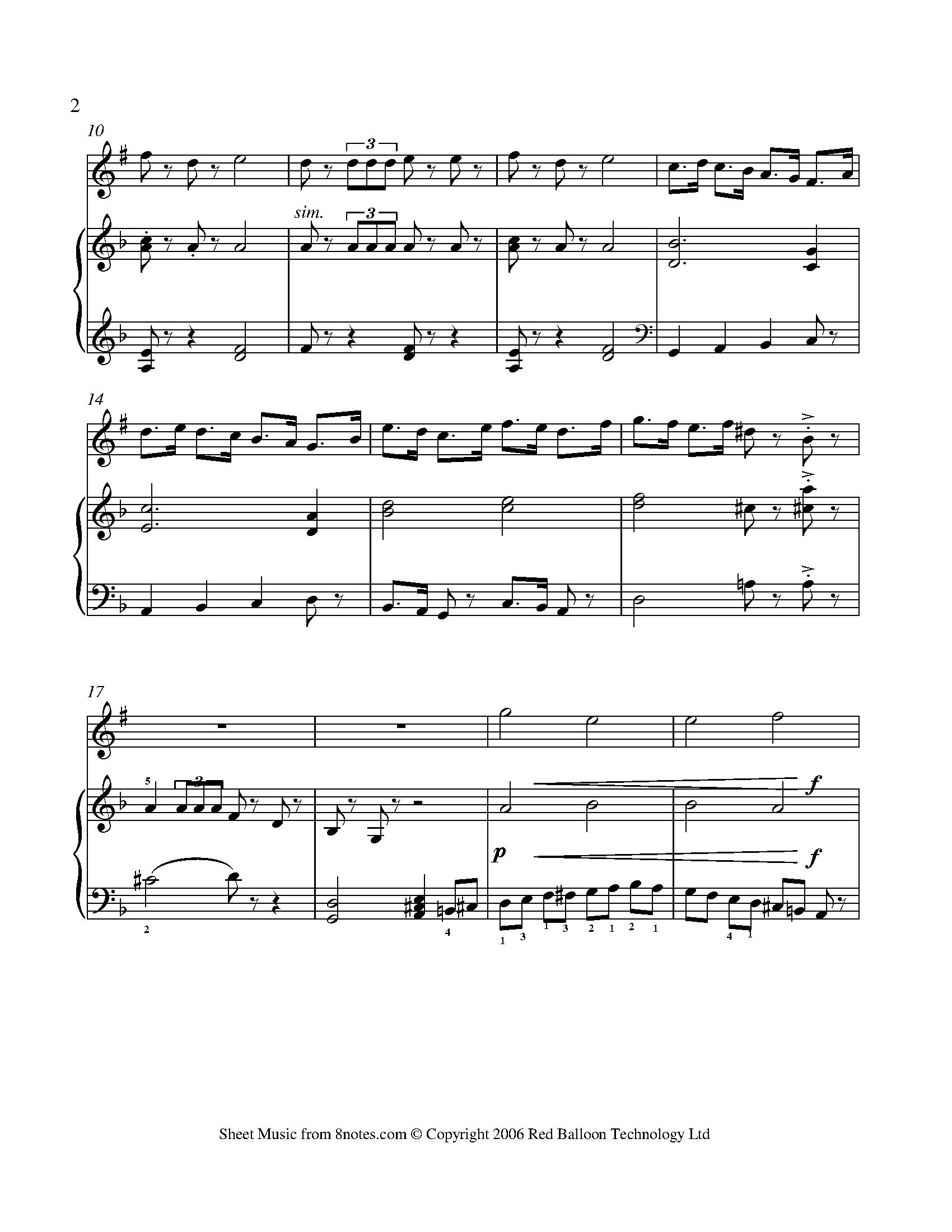 Tchaikovsky March from The Nutcracker Sheet music for