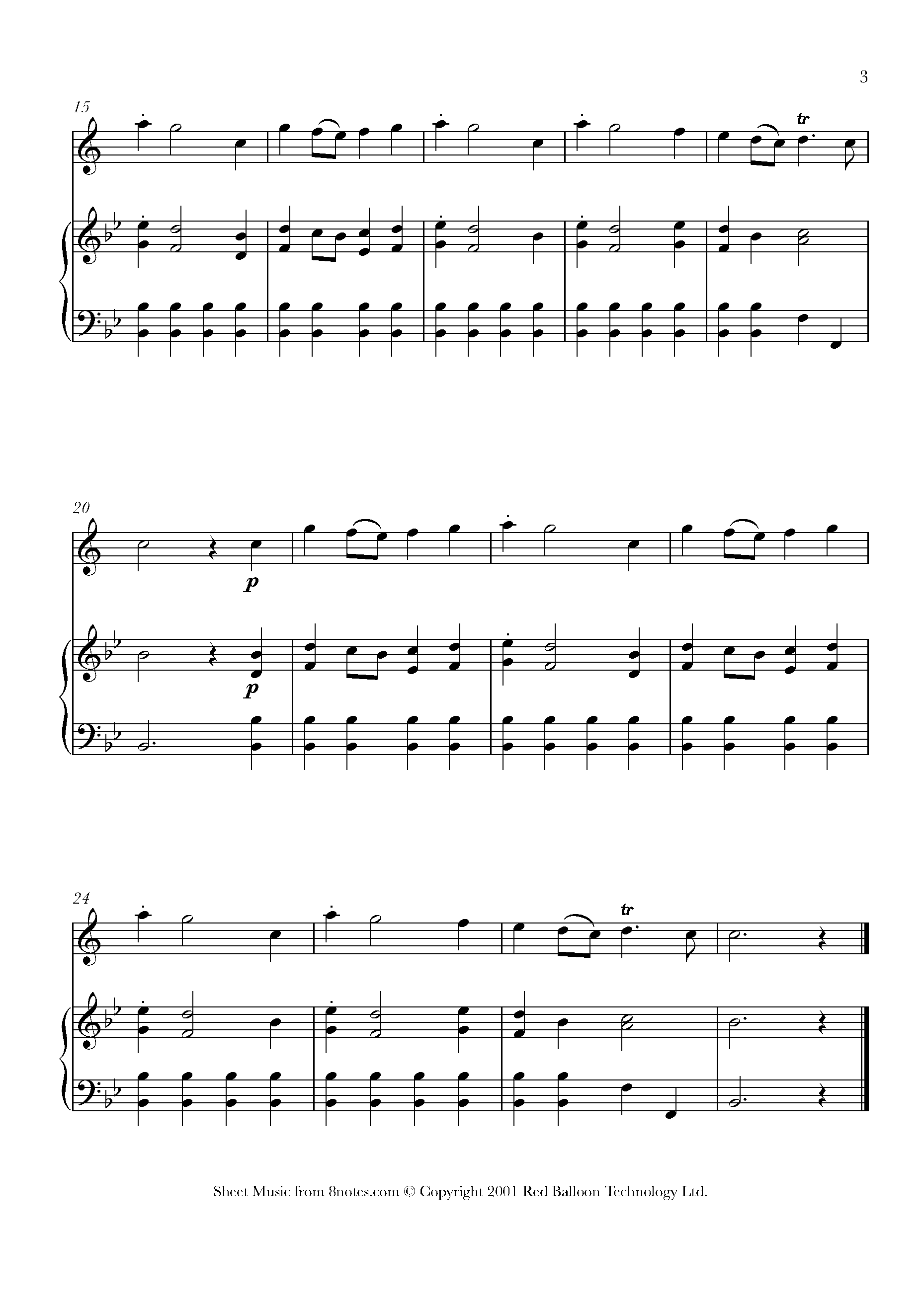 Vivaldi Spring from 'The Four Seasons' Sheet music for