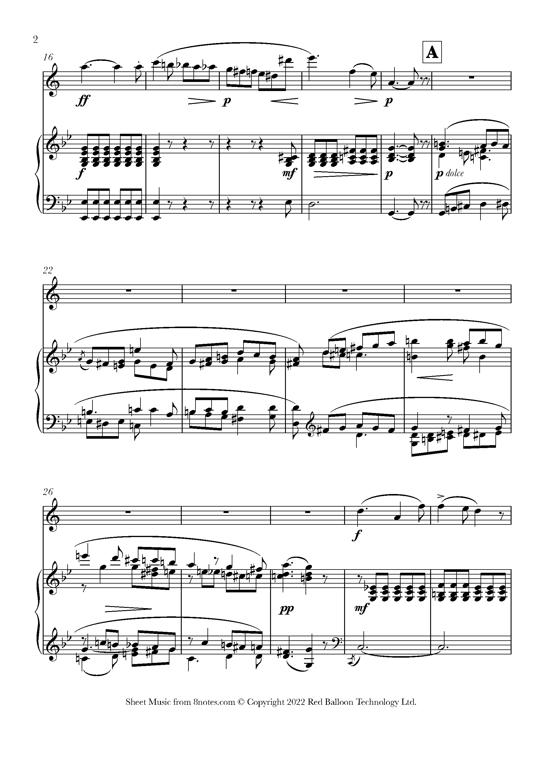 er Concerto, Op.74, No.2, 2nd Movement Sheet music for