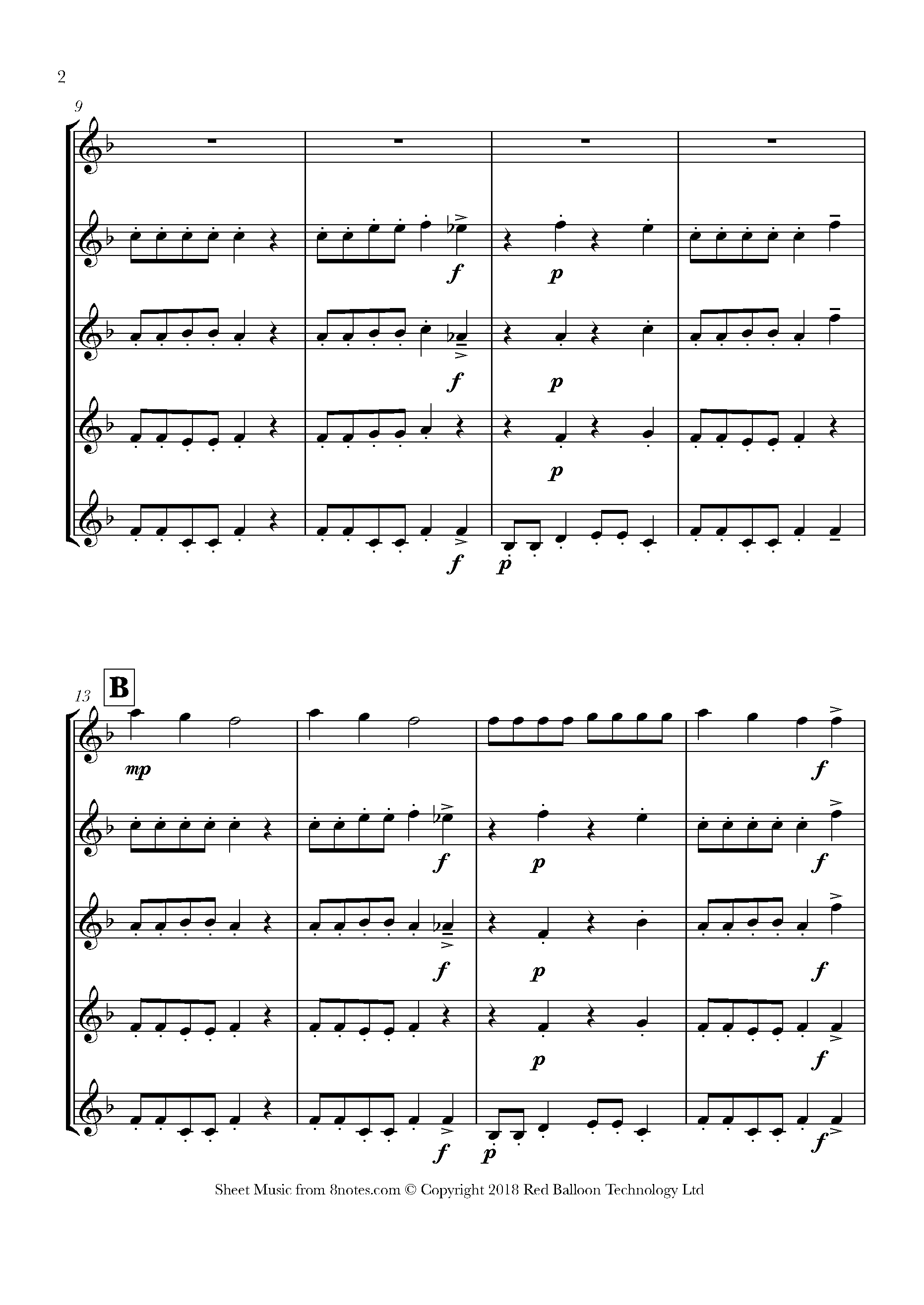 Hot Cross Buns (Variations On) Sheet music for Choir