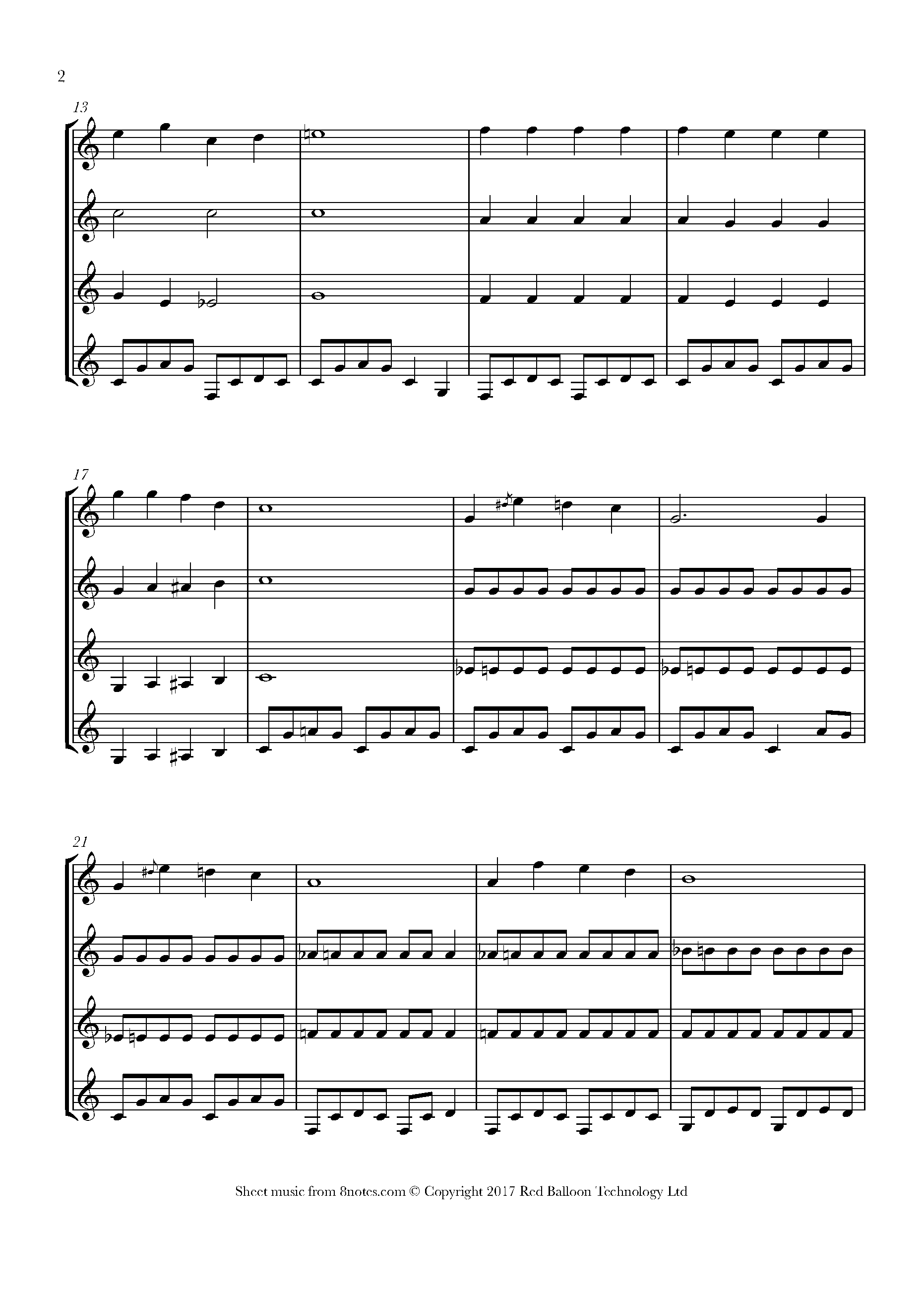 David Bruce Jingle Bells Boogie Sheet music for Quartet