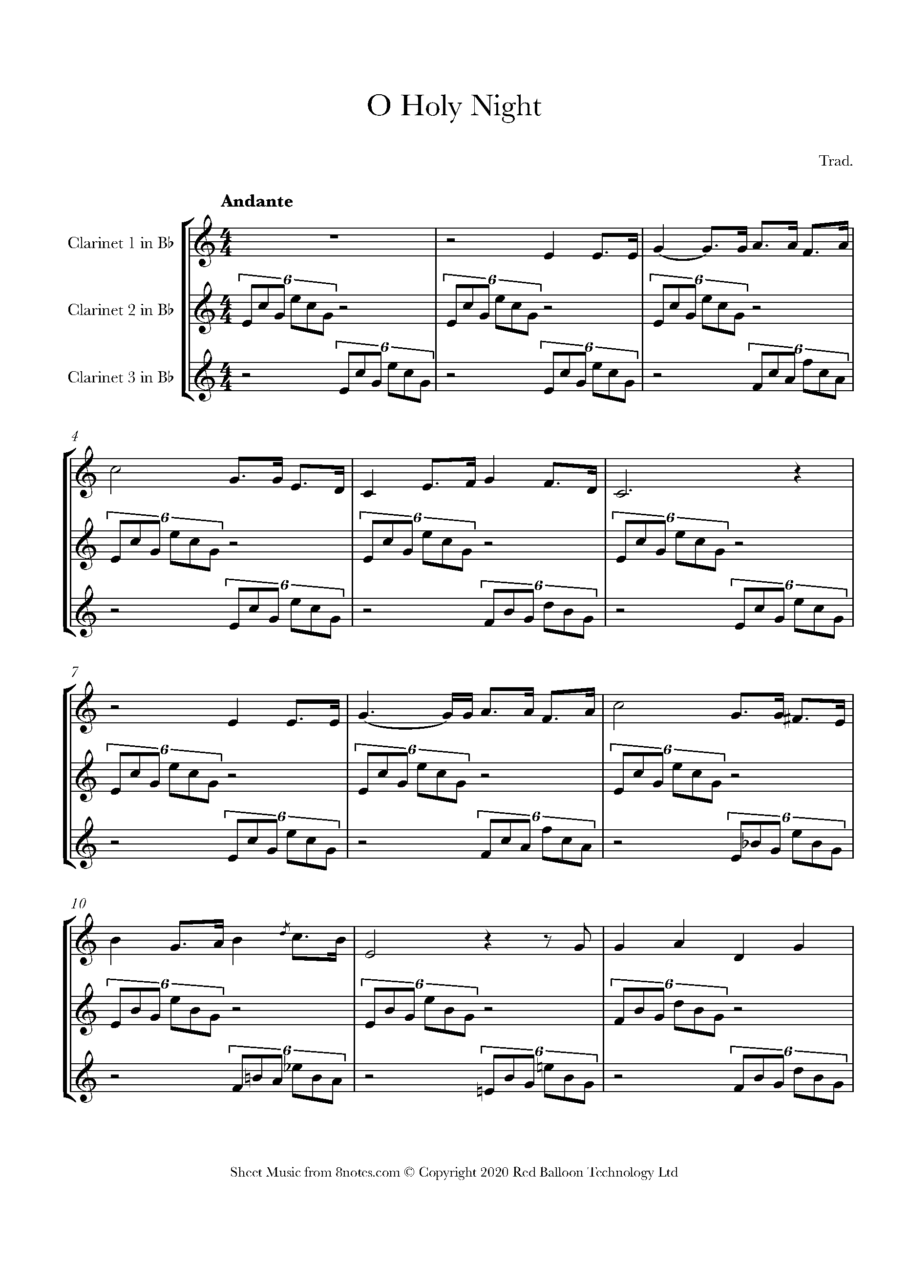 O Holy Night C Instrument Sheet Music (Lead Sheet) with Chords and Lyrics