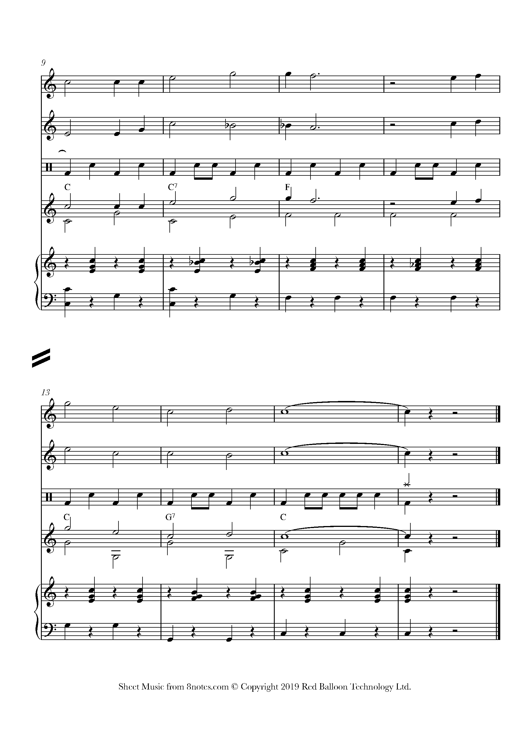 Oh When the Saints Go Marching In Sheet music for Flexible Ensemble and