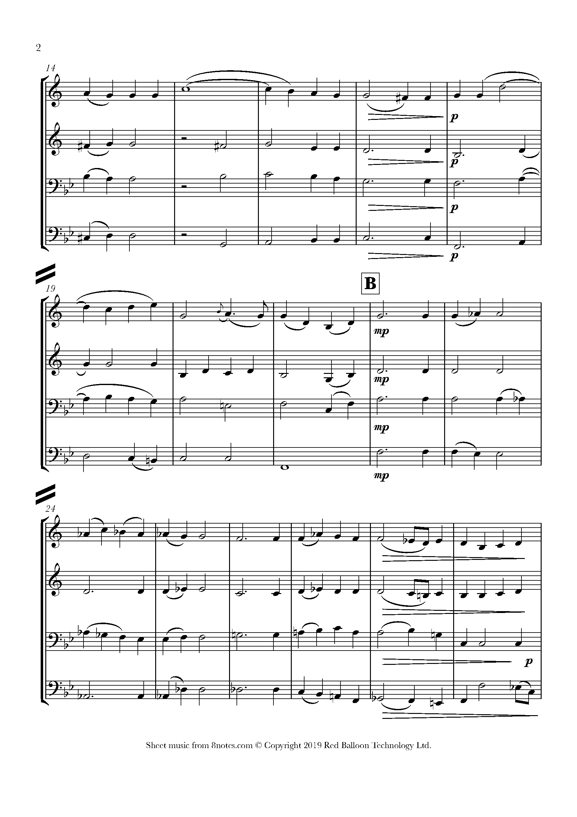 Mozart Ave Verum Corpus Sheet music for Flexible Mixed Ensemble 4