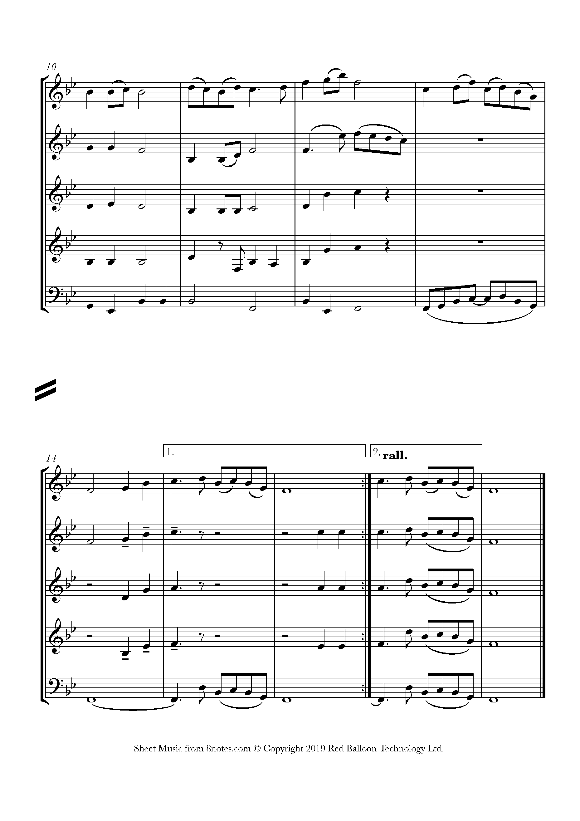 Mo Li Hua (Jasmine Flower) Sheet music for Flexible Mixed Ensemble 5