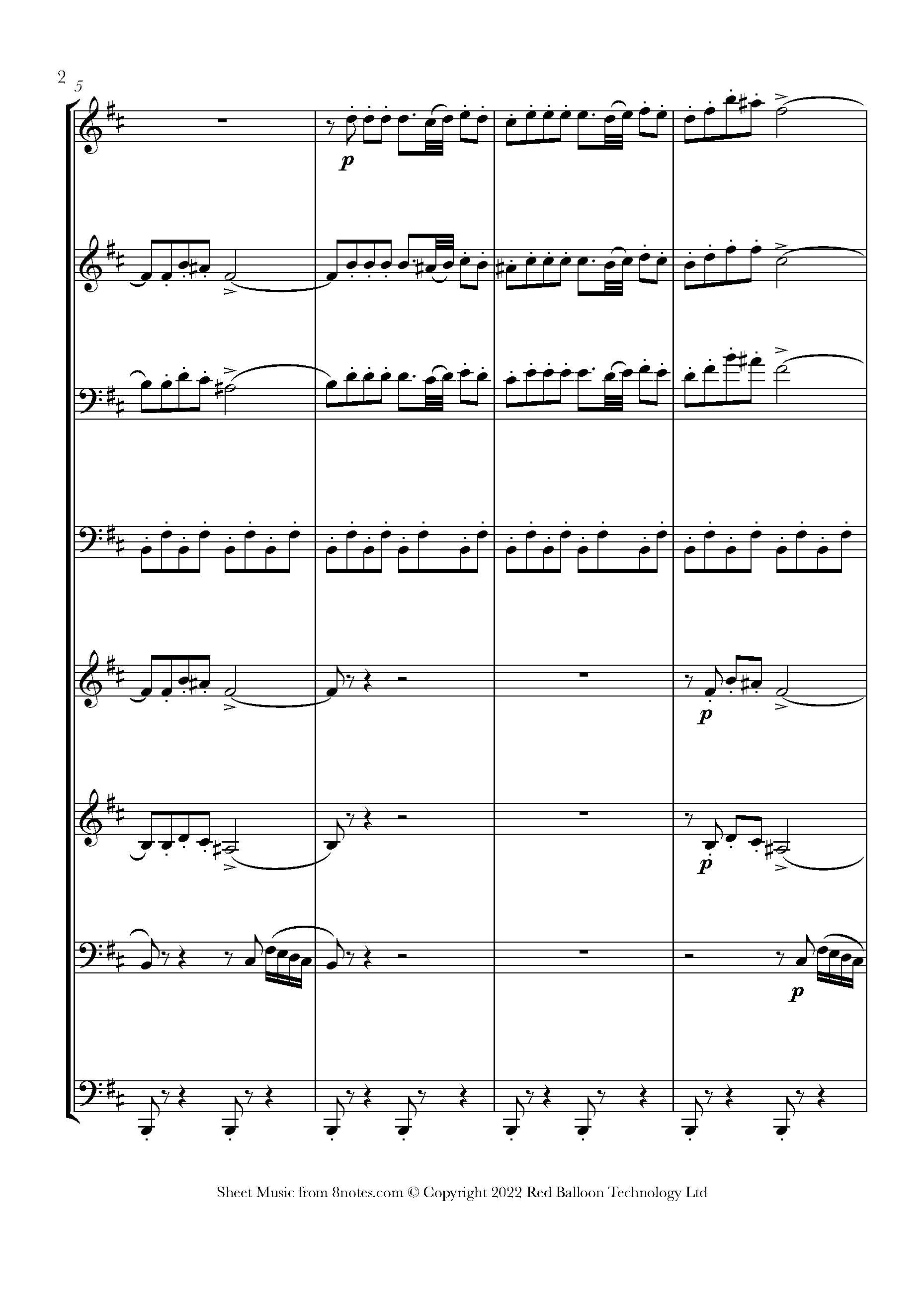 Tchaikovsky Dance of the Little Swans from Swan Lake Op. 20 Sheet