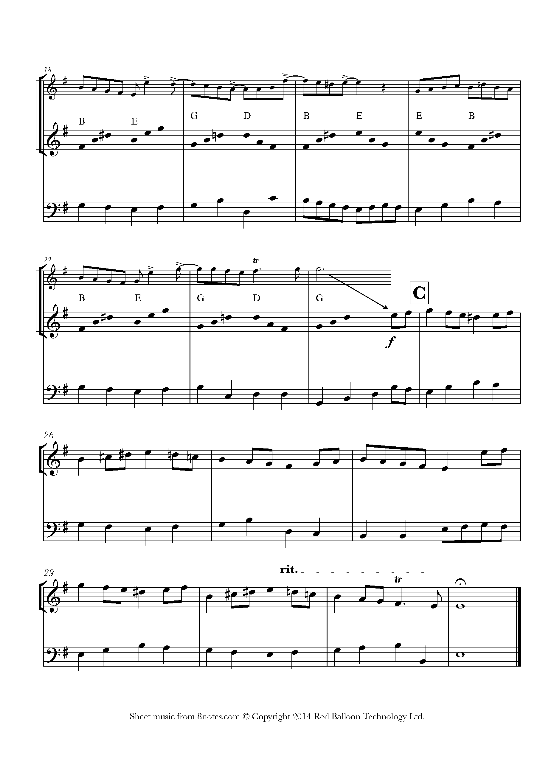 Jethro Tull Swinging Bouree (Homage to Jethro Tull) Sheet music for FluteCello Duet