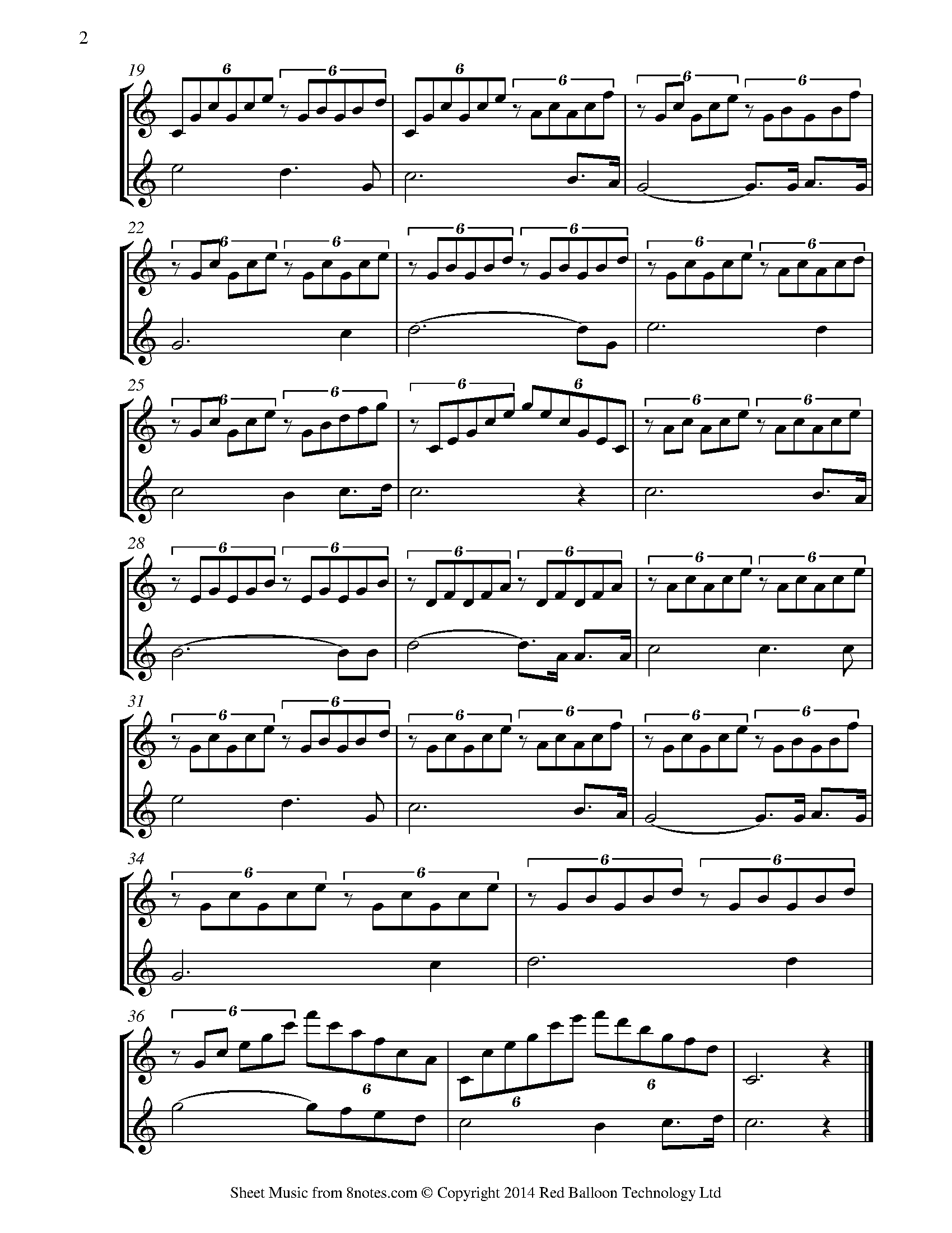 O Holy Night Sheet music for FluteOboe Duet