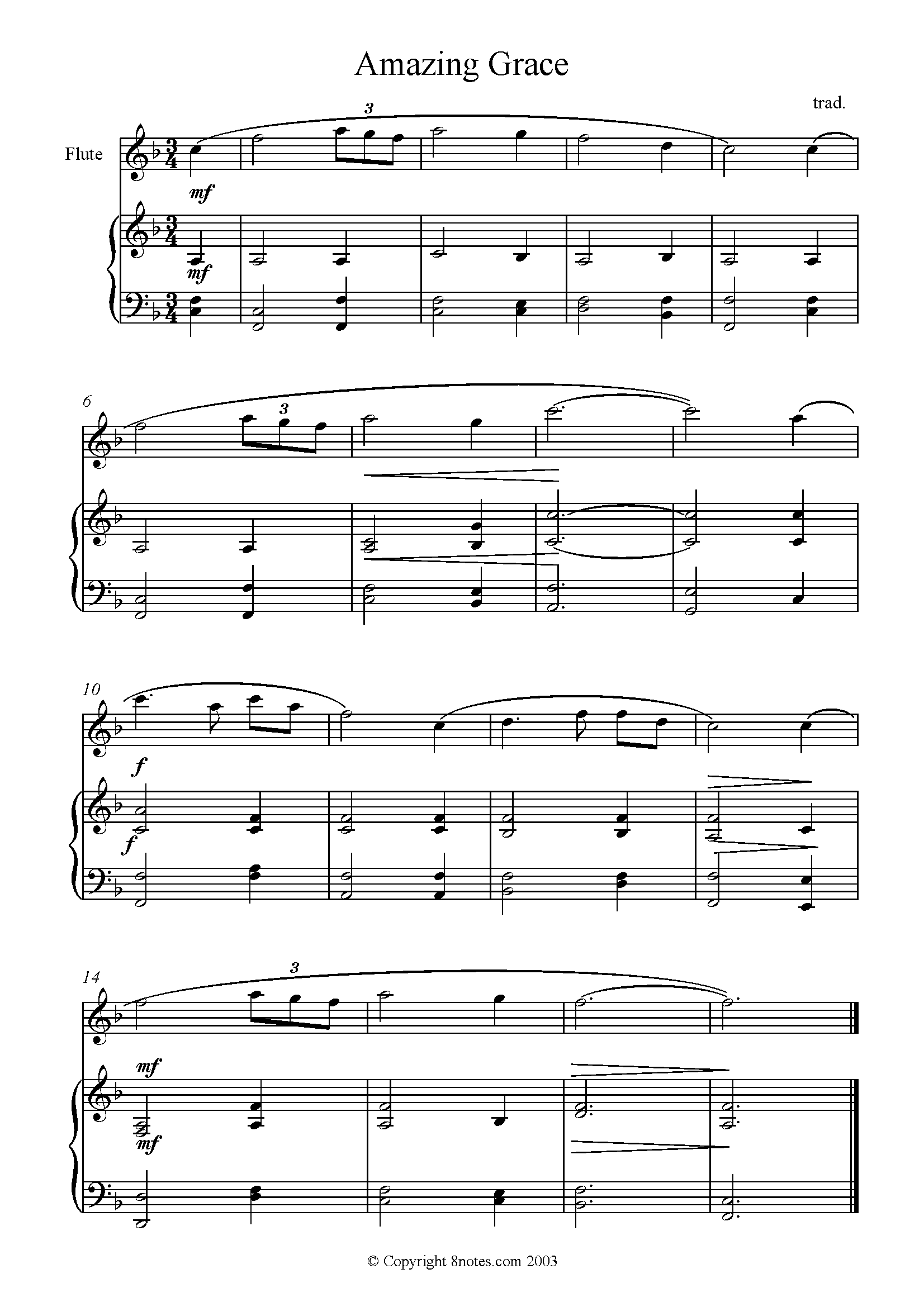 Amazing grace flute new arrivals