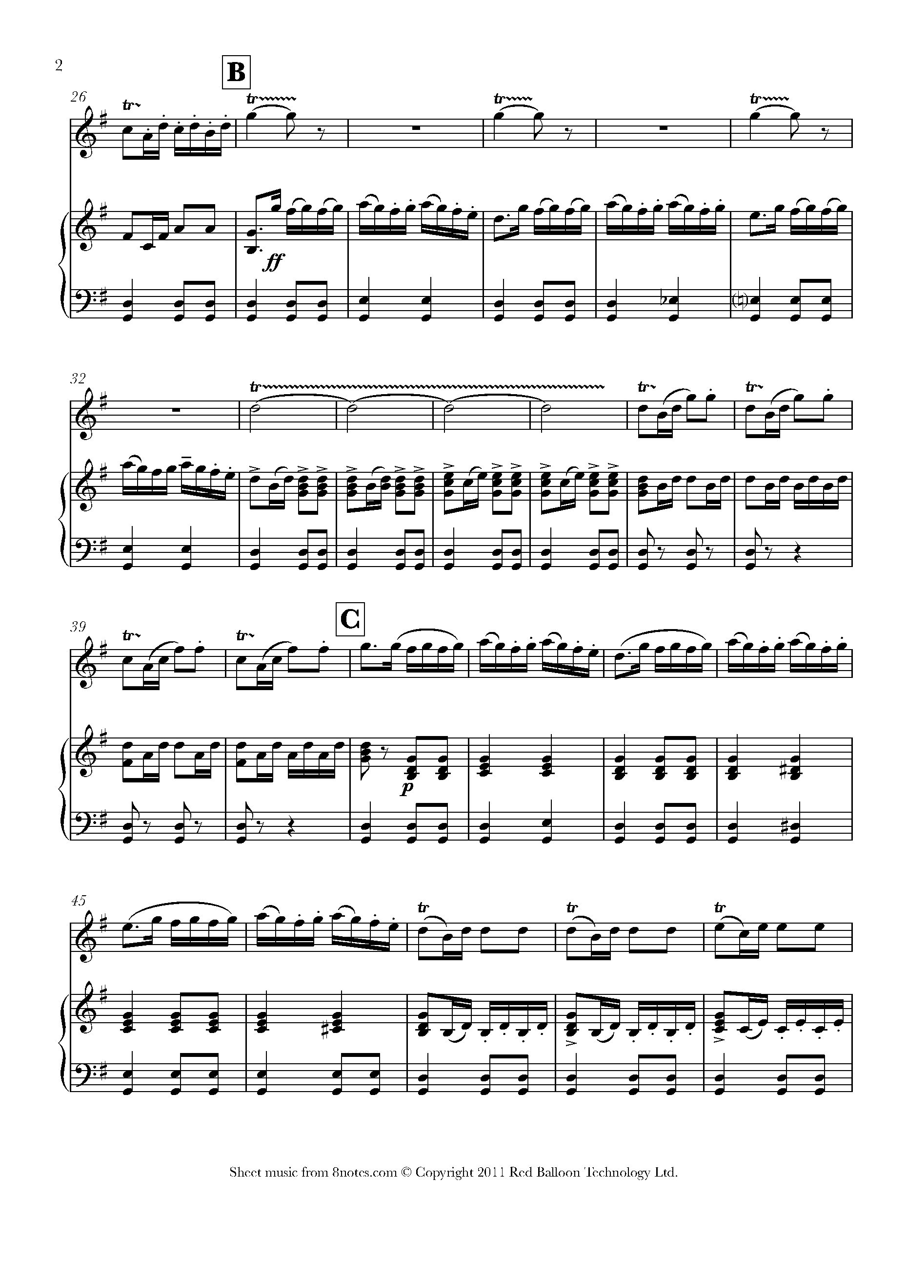 RimskyKorsakov Alborada from Capriccio Espagnol Sheet music for