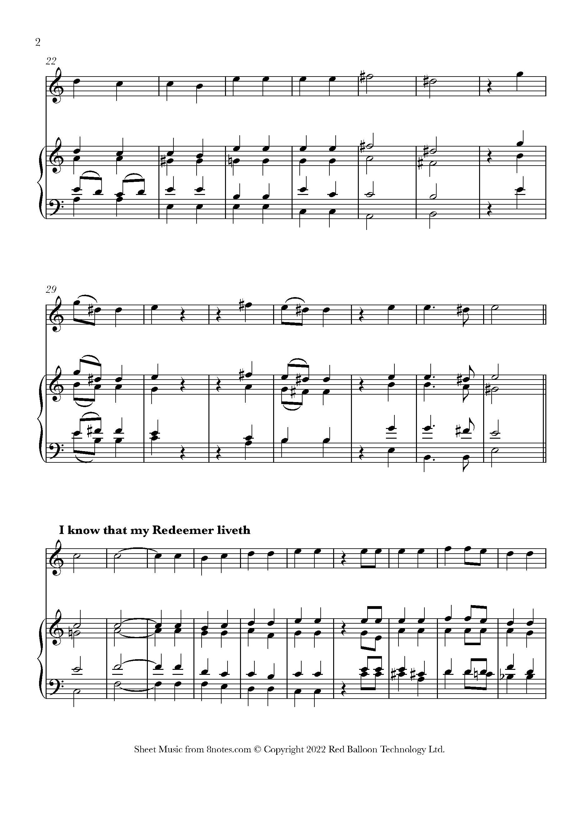 Croft Burial Sentences (as used in the funeral of Queen Elizabeth II) Sheet music for Flute