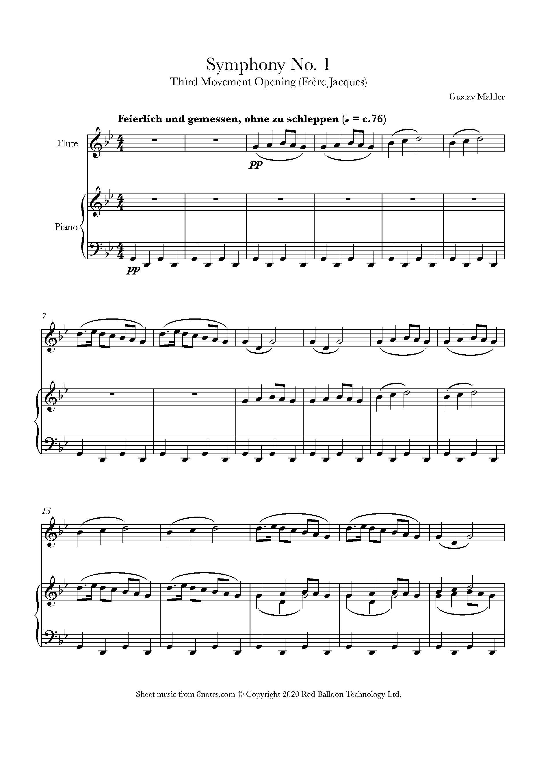 Mahler Third Movement Opening (Frere Jacques) from Symphony No.1