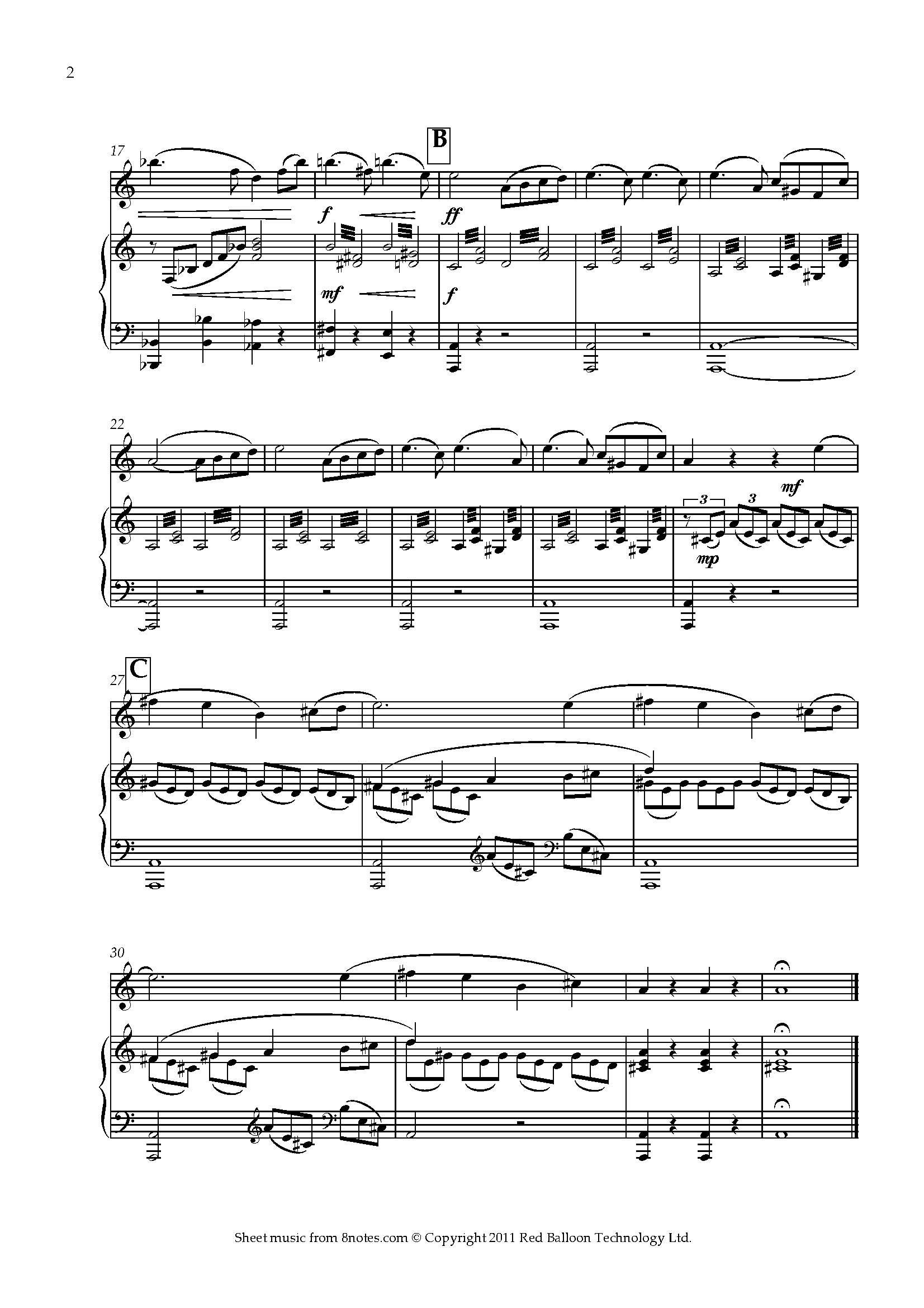 Tchaikovsky Swan Lake Op. 20 Scene Finale Sheet music for Flute