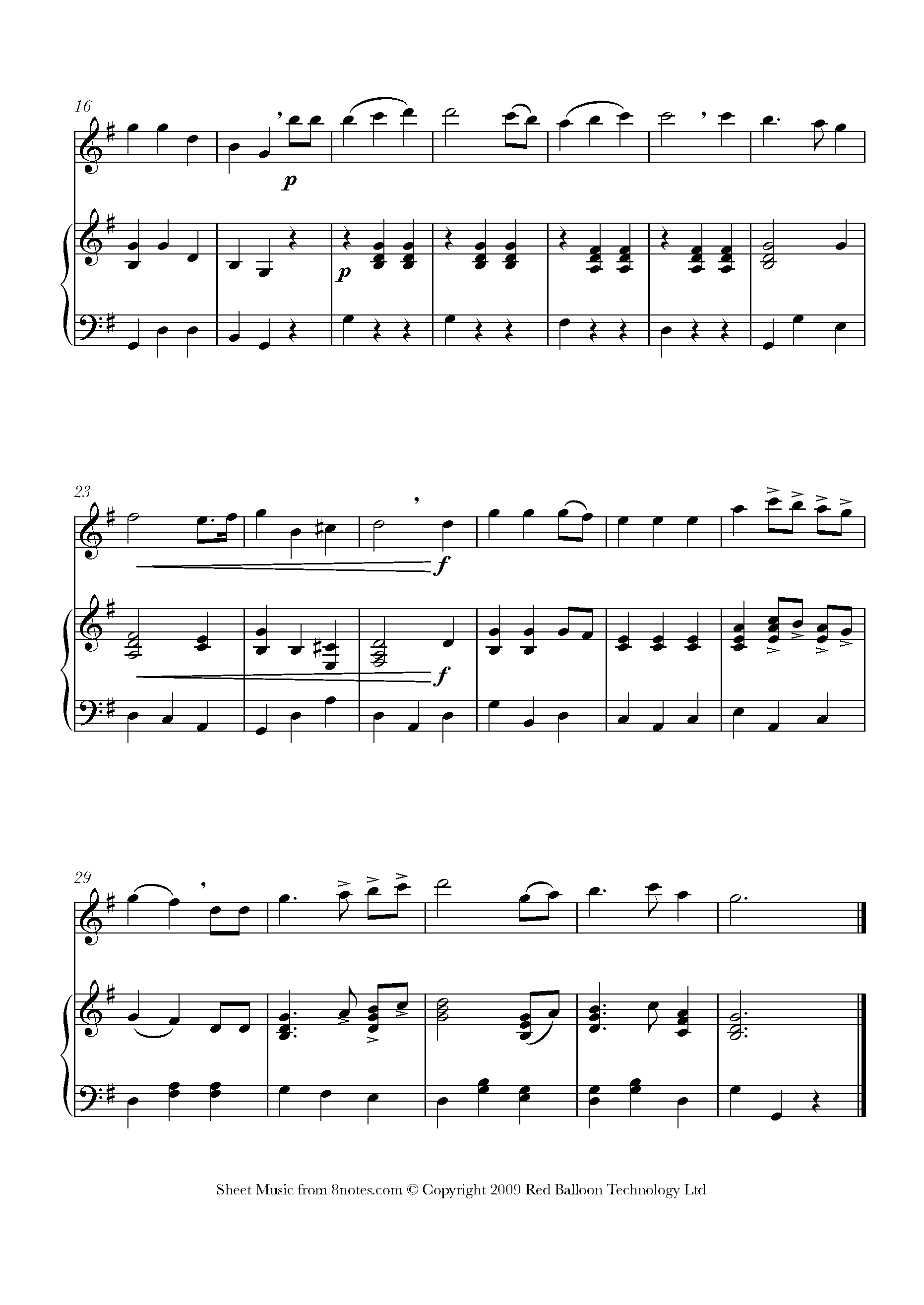 Star Spangled Banner Sheet music for Flute - 8notes.com