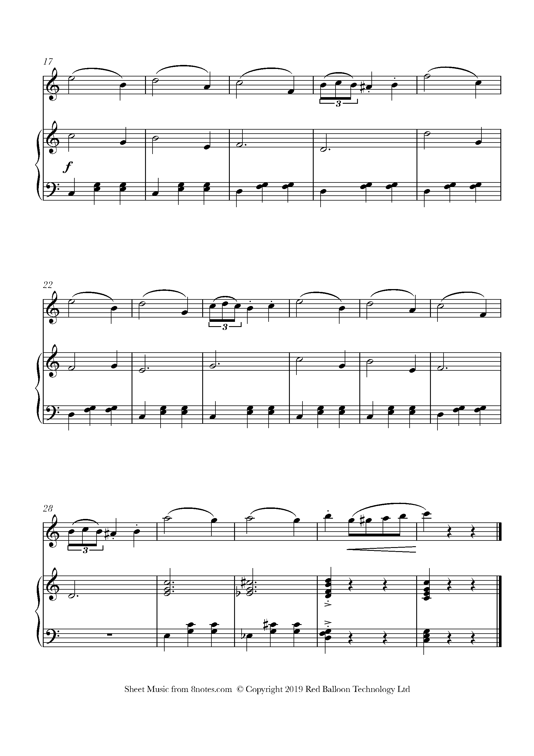 Tchaikovsky Dance of the Flowers from the Nutcracker Sheet music for