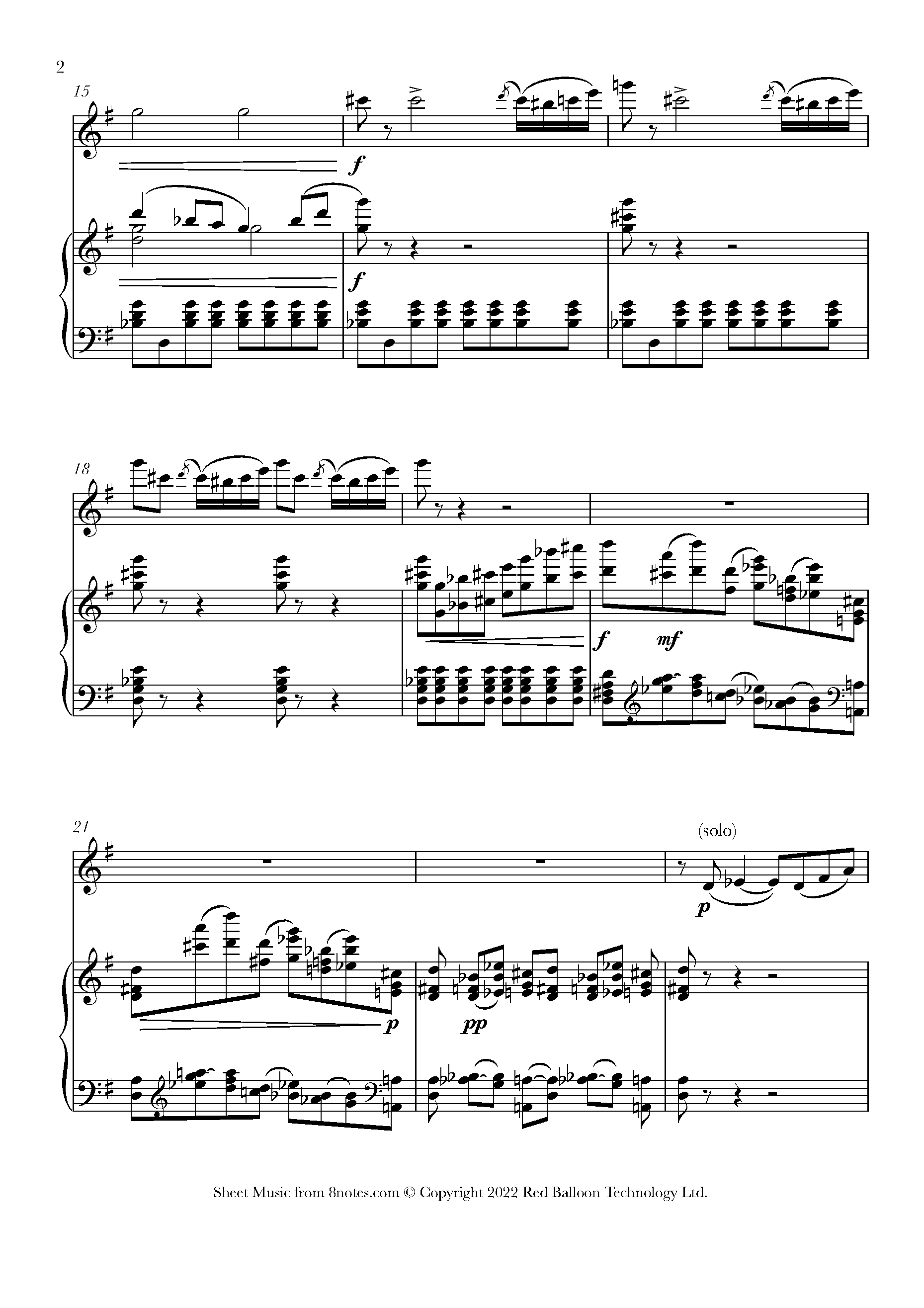 Tchaikovsky Violin Concerto, Op. 35 I. Allegro moderato Sheet music
