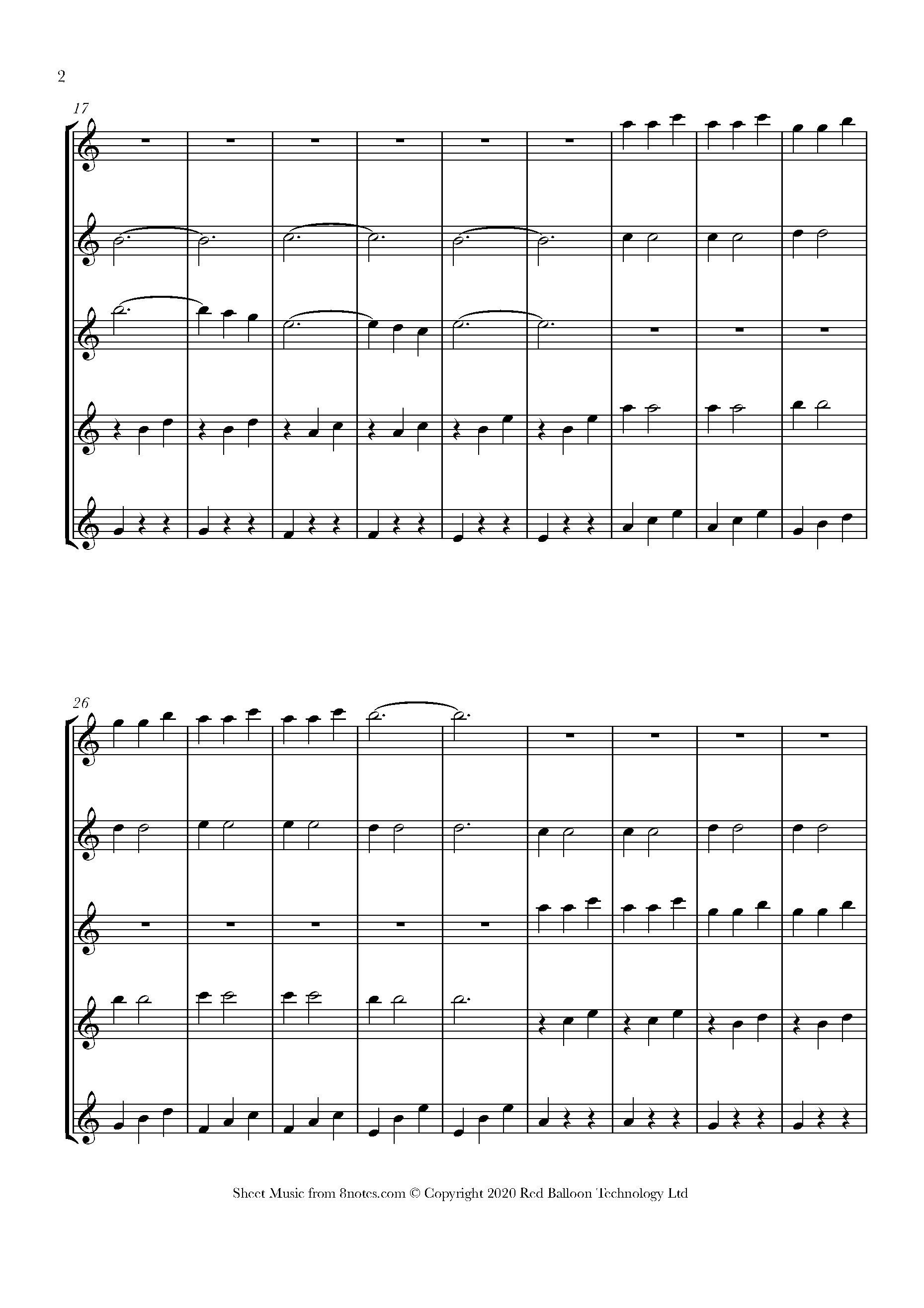 David Bruce Spanish Violin Sheet music for Flute Choir