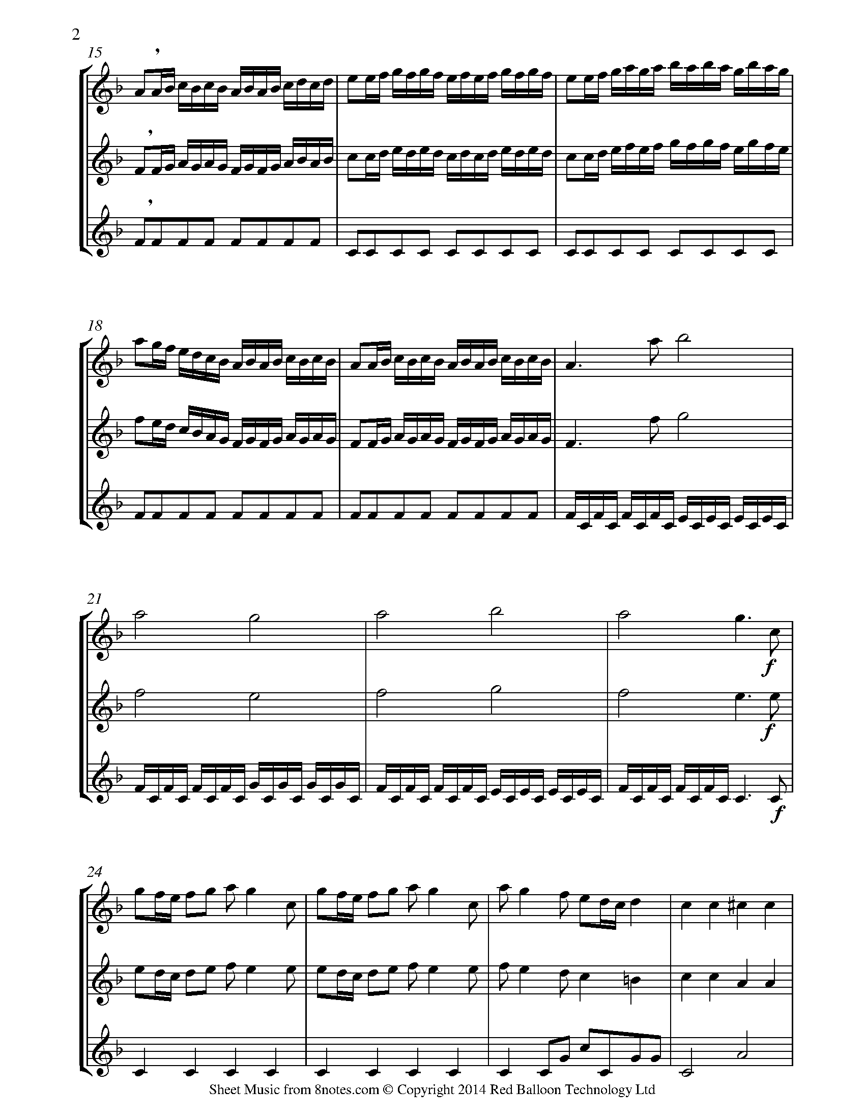 Vivaldi - Spring from The Four Seasons 1. Allegro Sheet music for Flute ...