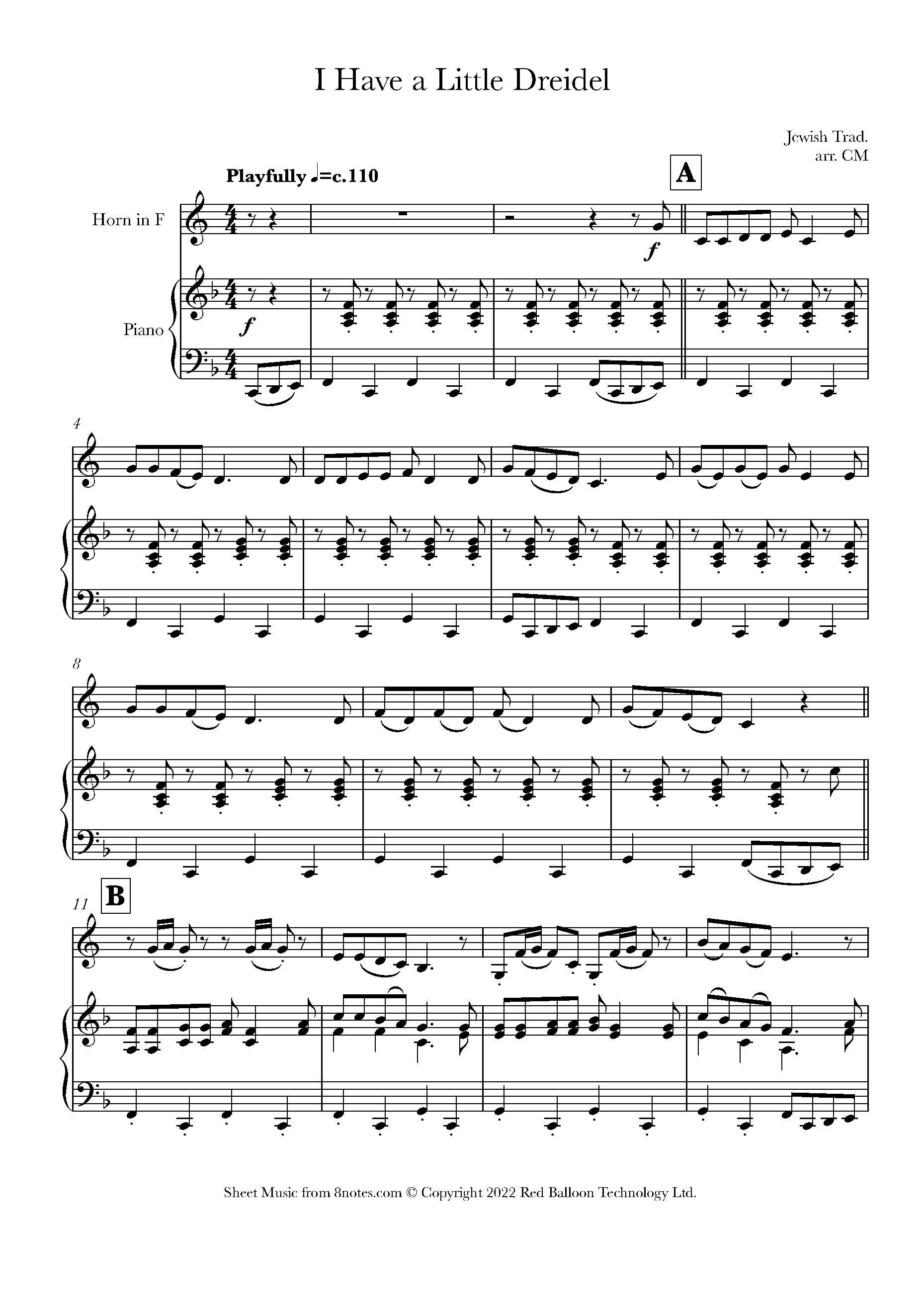 New Song Sheets with Guitar Chords for DREIDEL SONG and I HAVE A LITTLE  DREIDEL