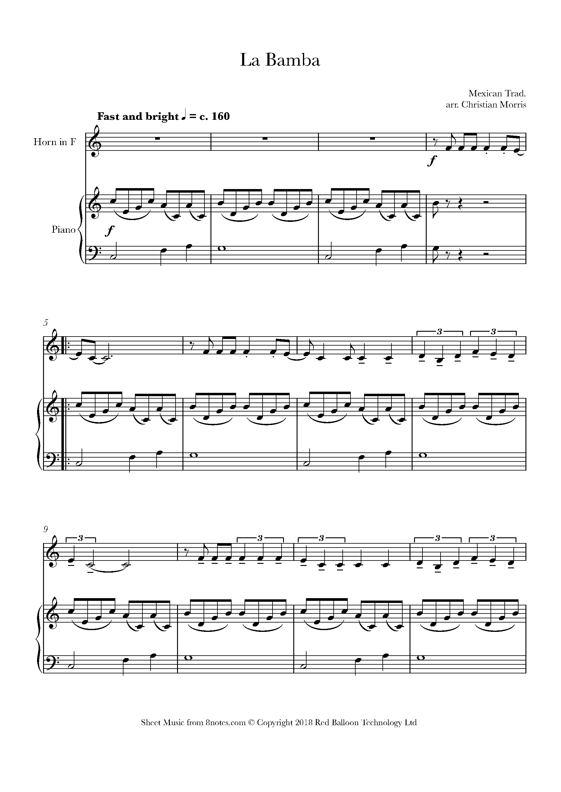 La bamba trombone discount