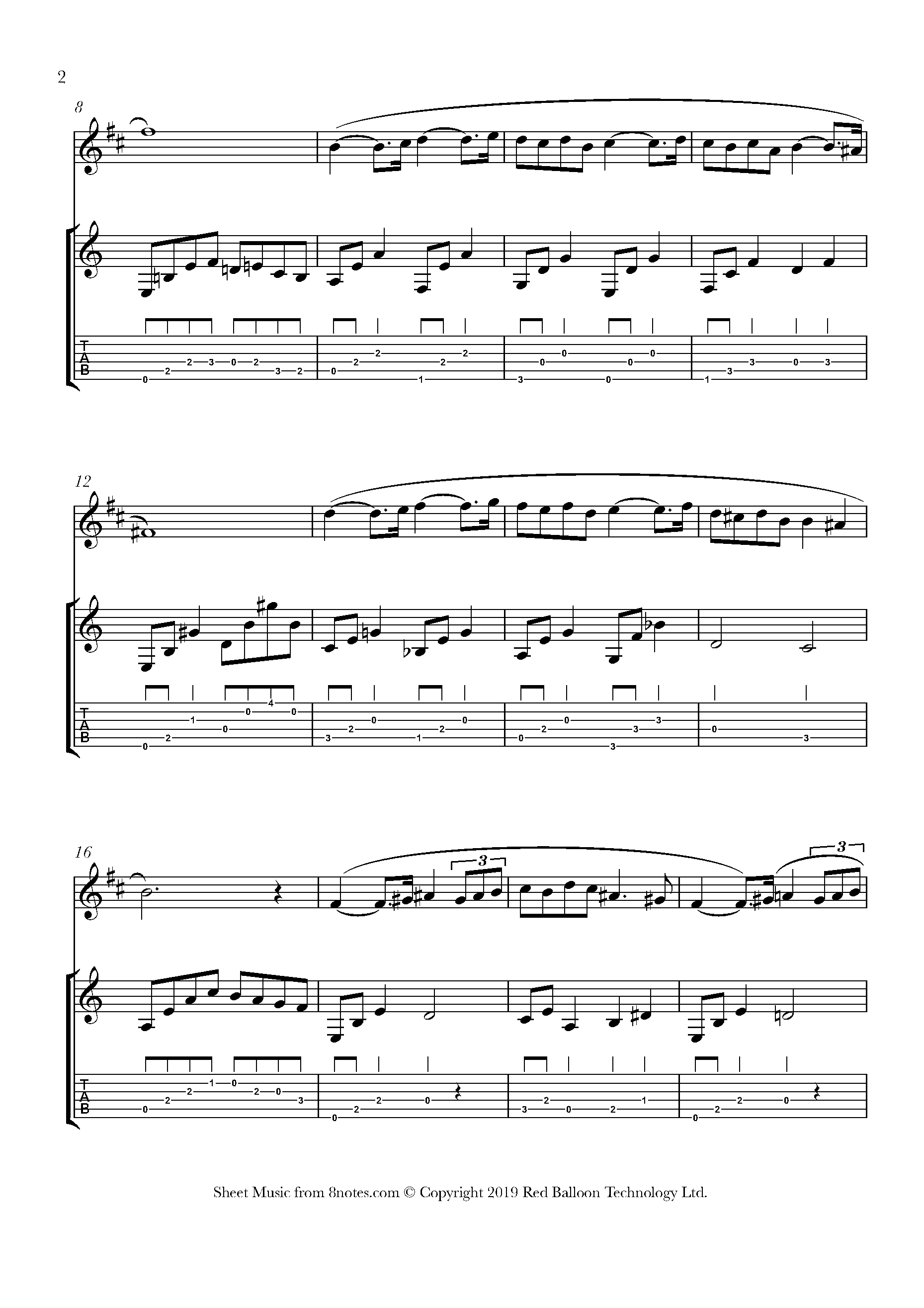 ﻿Fauré Pavane Op.50 Sheet music for Duet