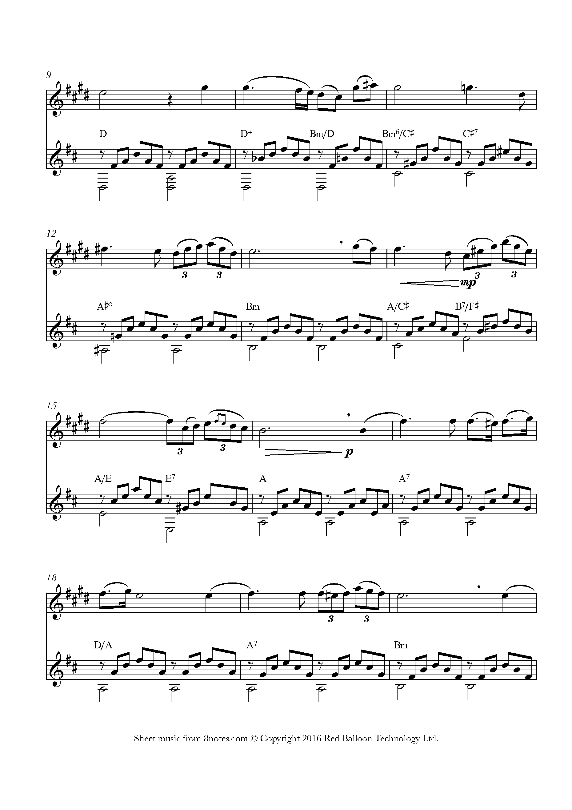 Schubert Ave Maria Sheet music for Duet