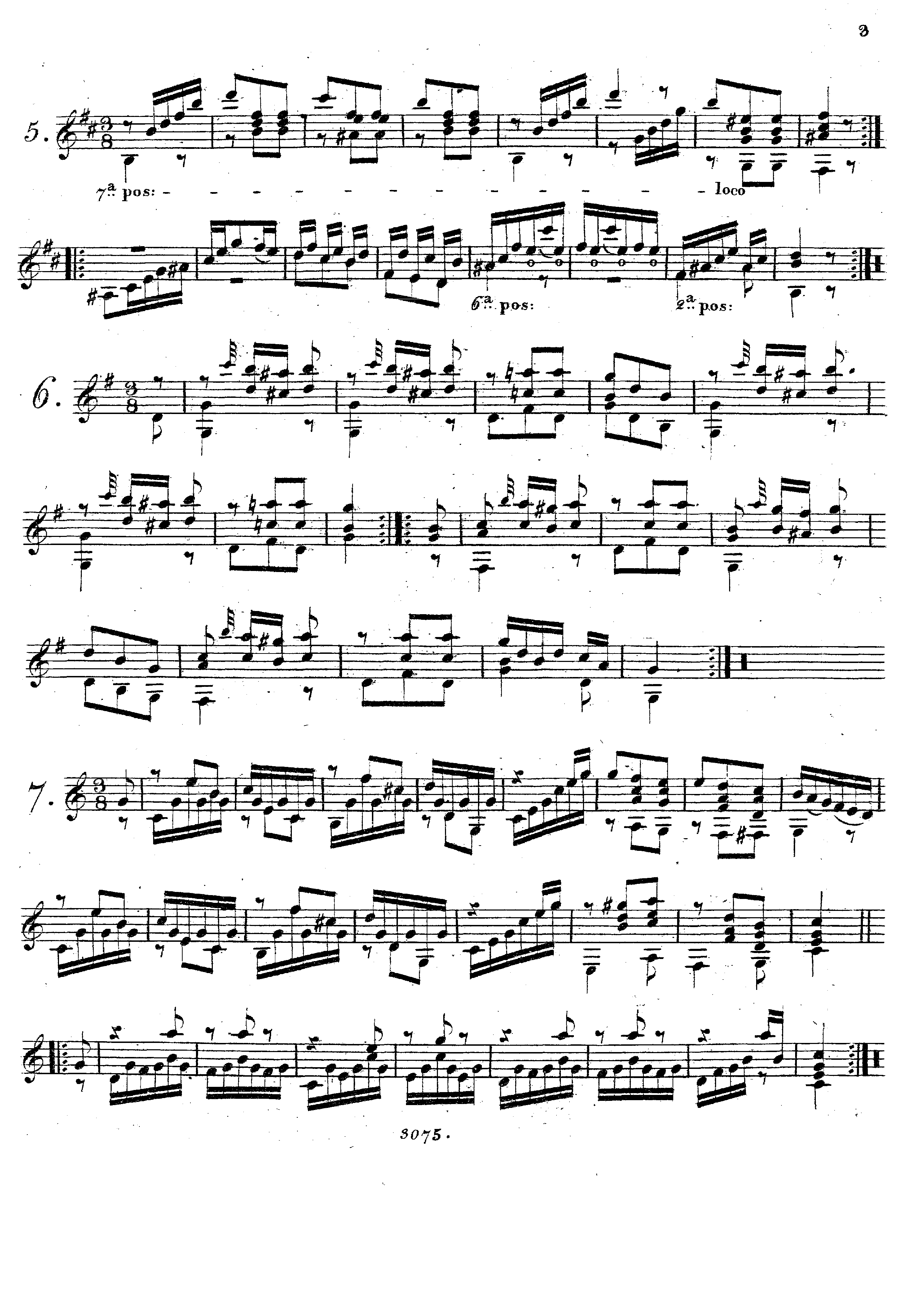 36 Valses di difficolta progressiva, Op.63 by Luigi Legnani Sheet Music arranged by 8notes.com for Guitar - 1 of 11 pages