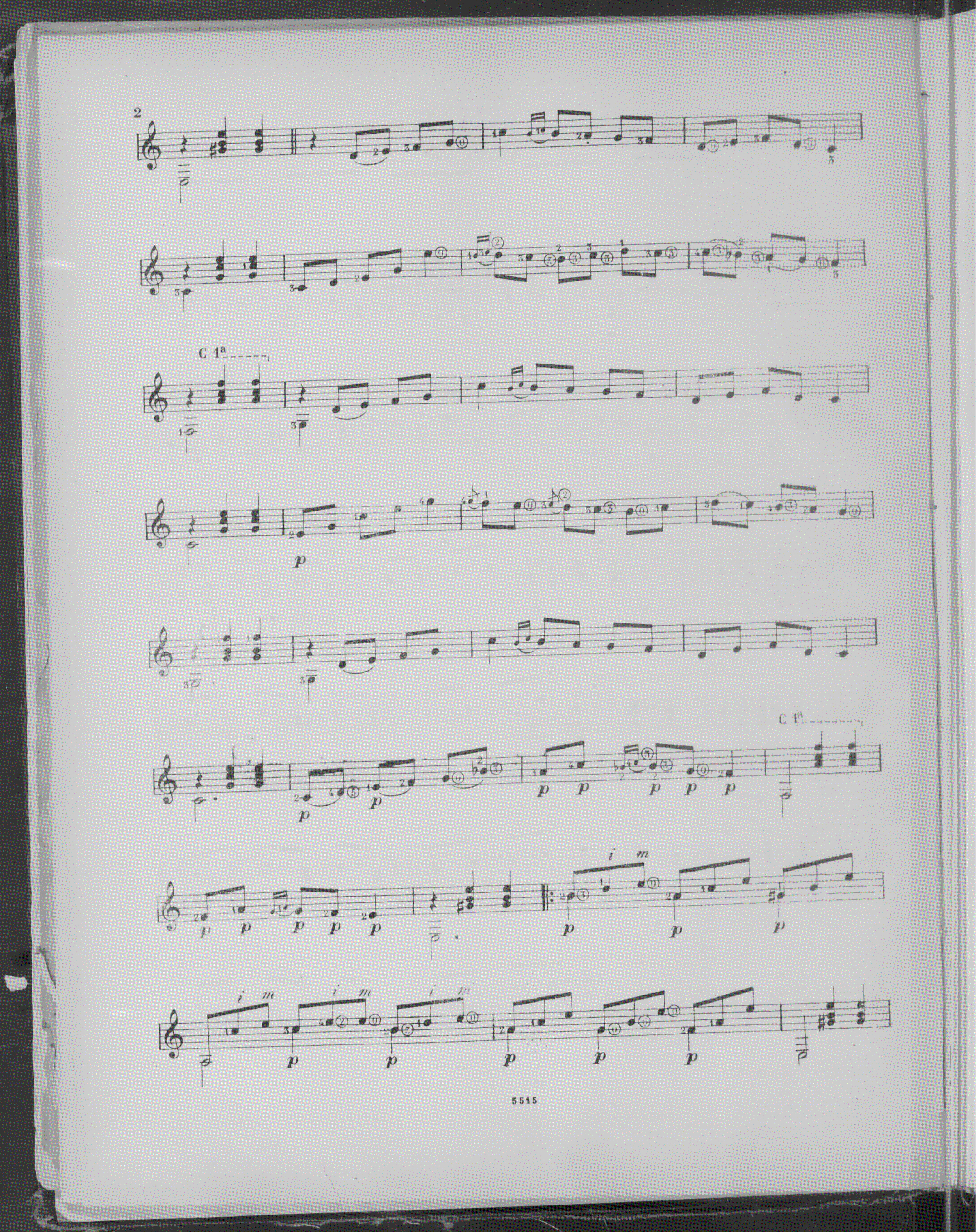 Malaguena sheet music for guitar (tablature, play-along) (PDF)