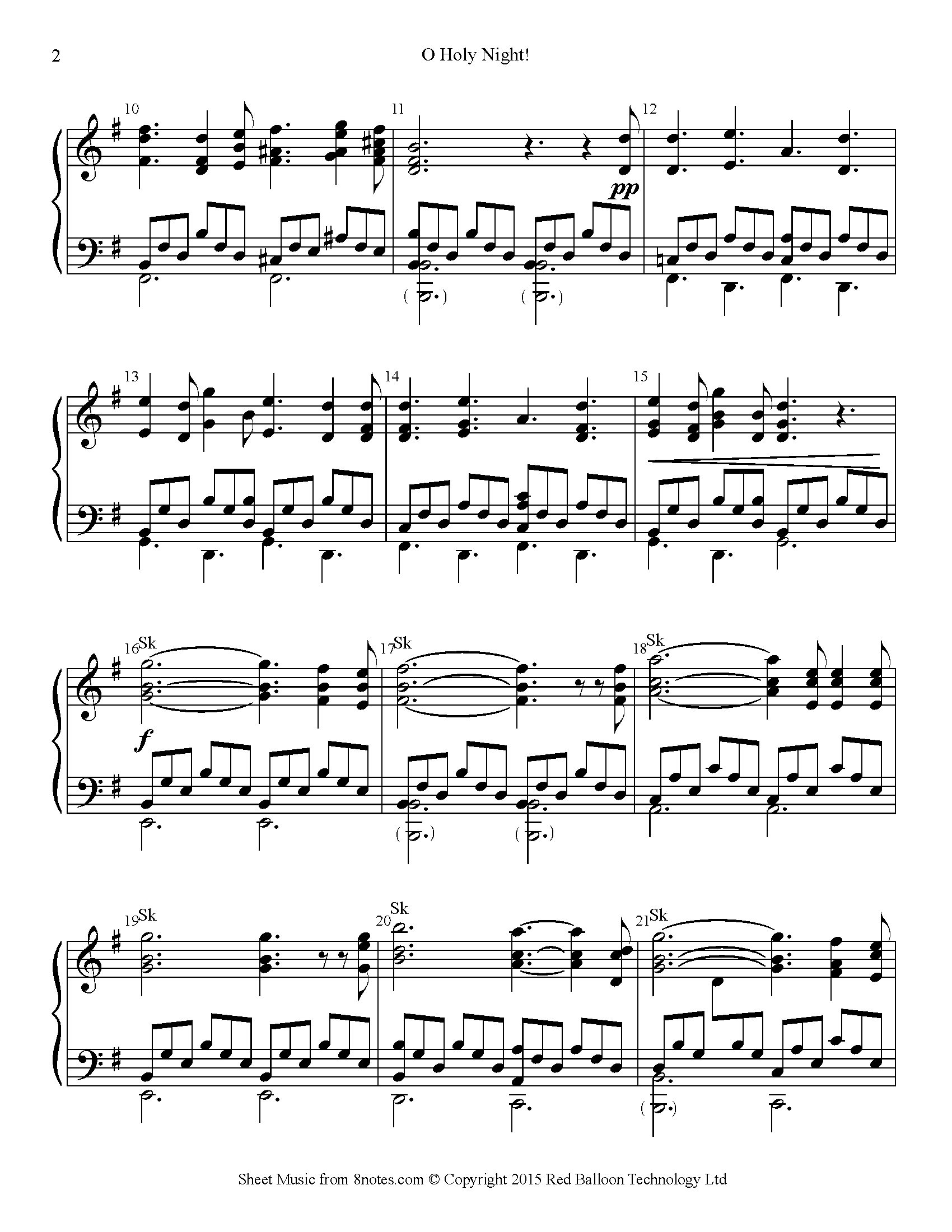 O Holy Night Sheet music for Handbells