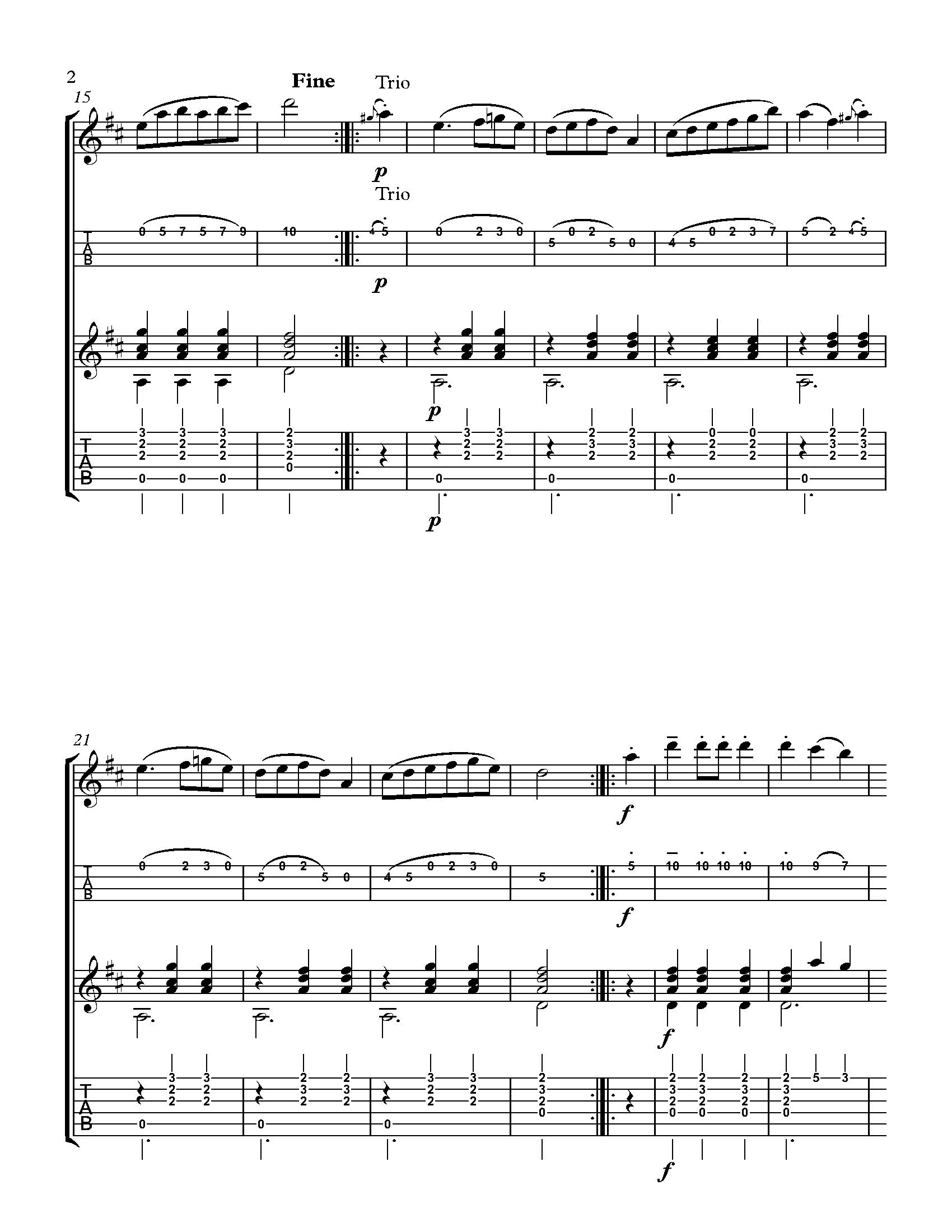 Der Postillon Sheet music for MandolinGuitar Duet