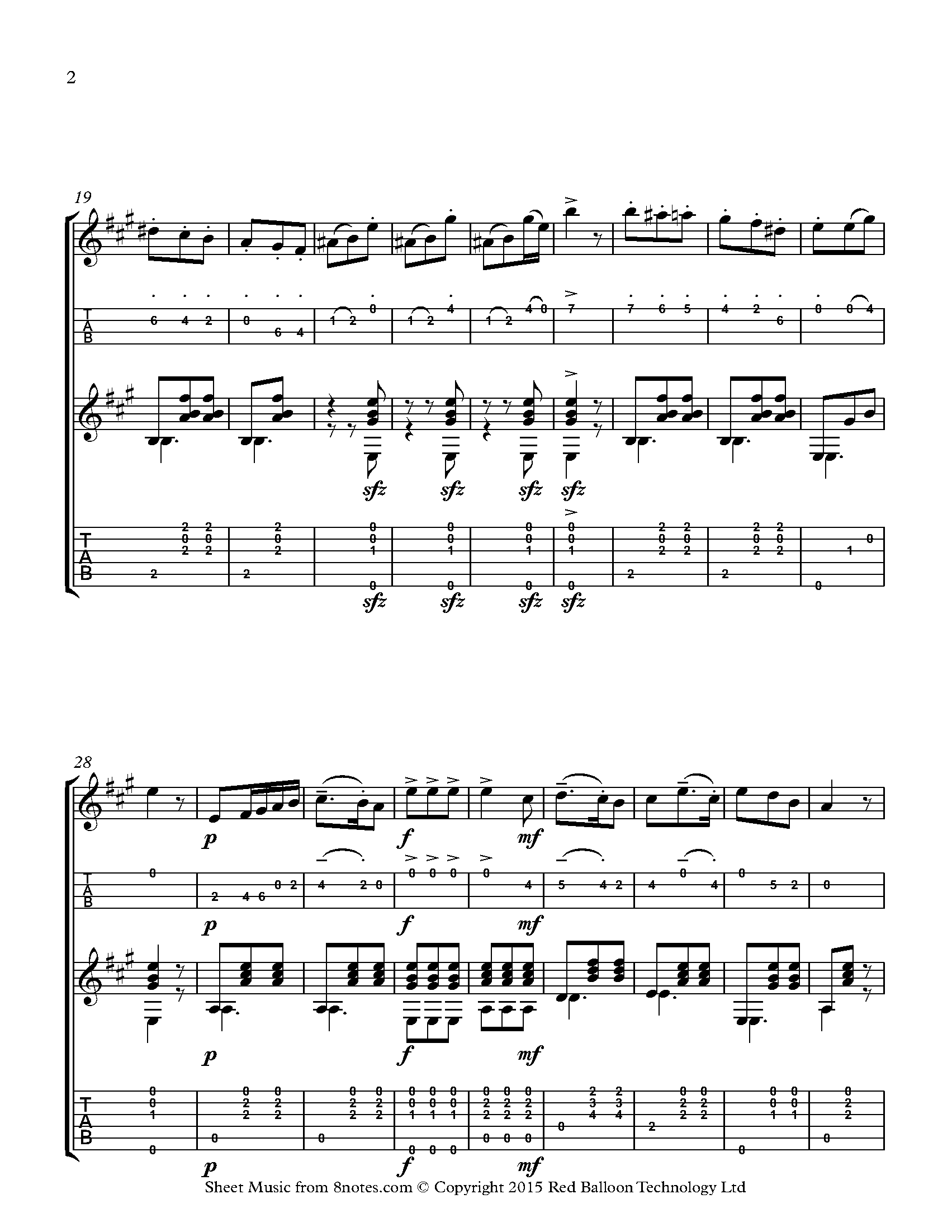 Jubelwalzer Sheet music for MandolinGuitar Duet
