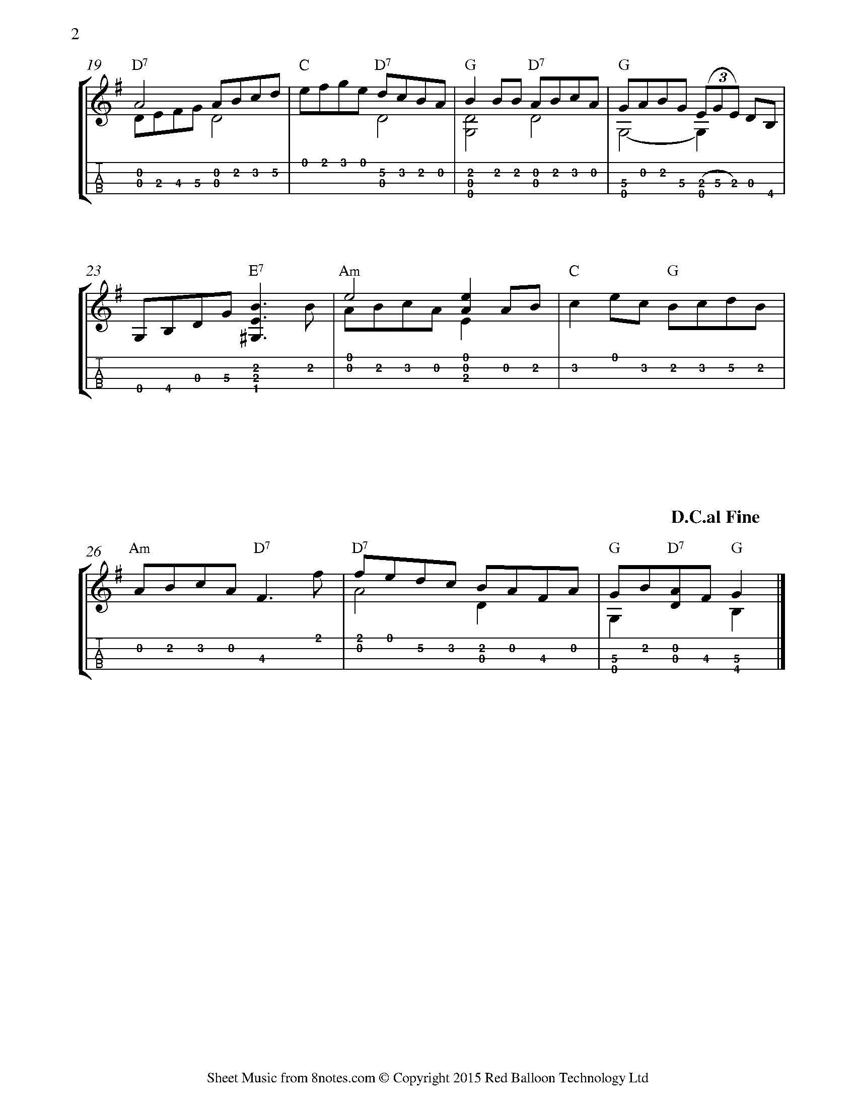 Le 24 June Sheet music for Mandolin