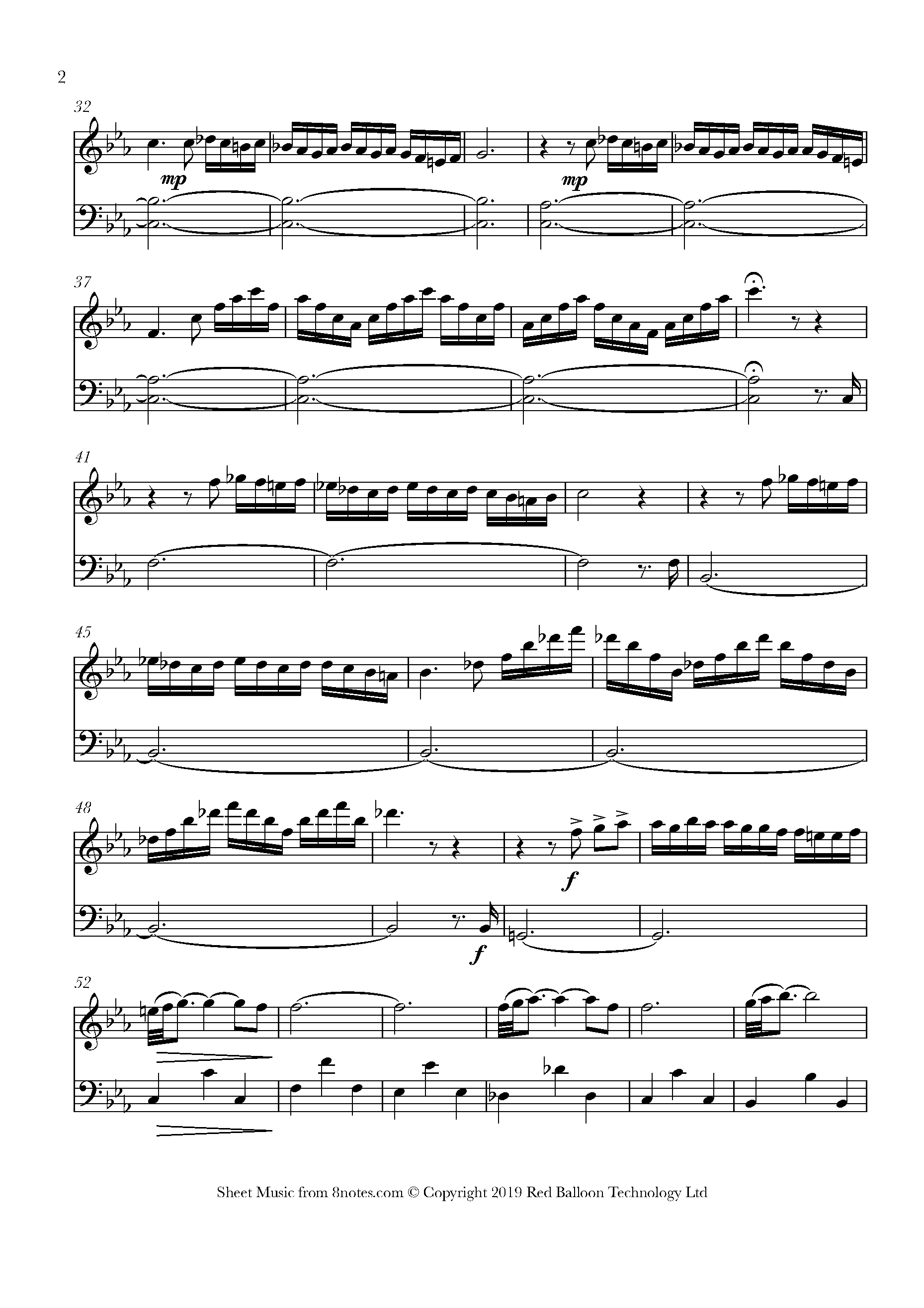 Albinoni Adagio Sheet music for OboeCello Duet