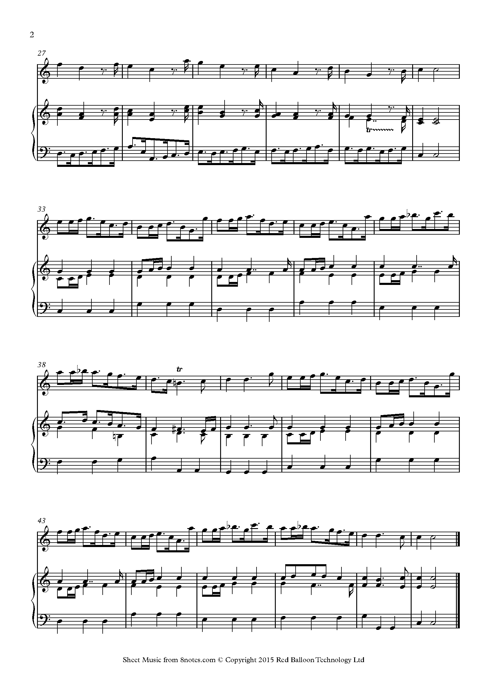 Purcell Chaconne from The Fairy Queen Sheet music for Oboe