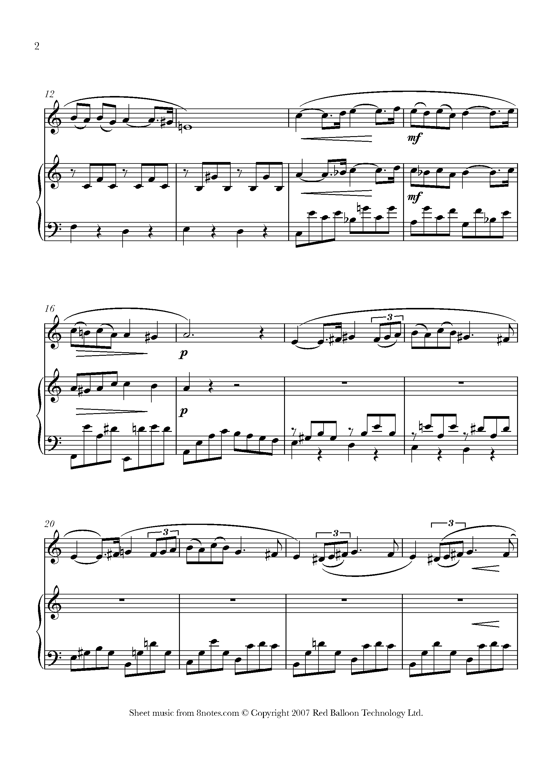 ﻿Fauré Pavane Sheet music for Oboe
