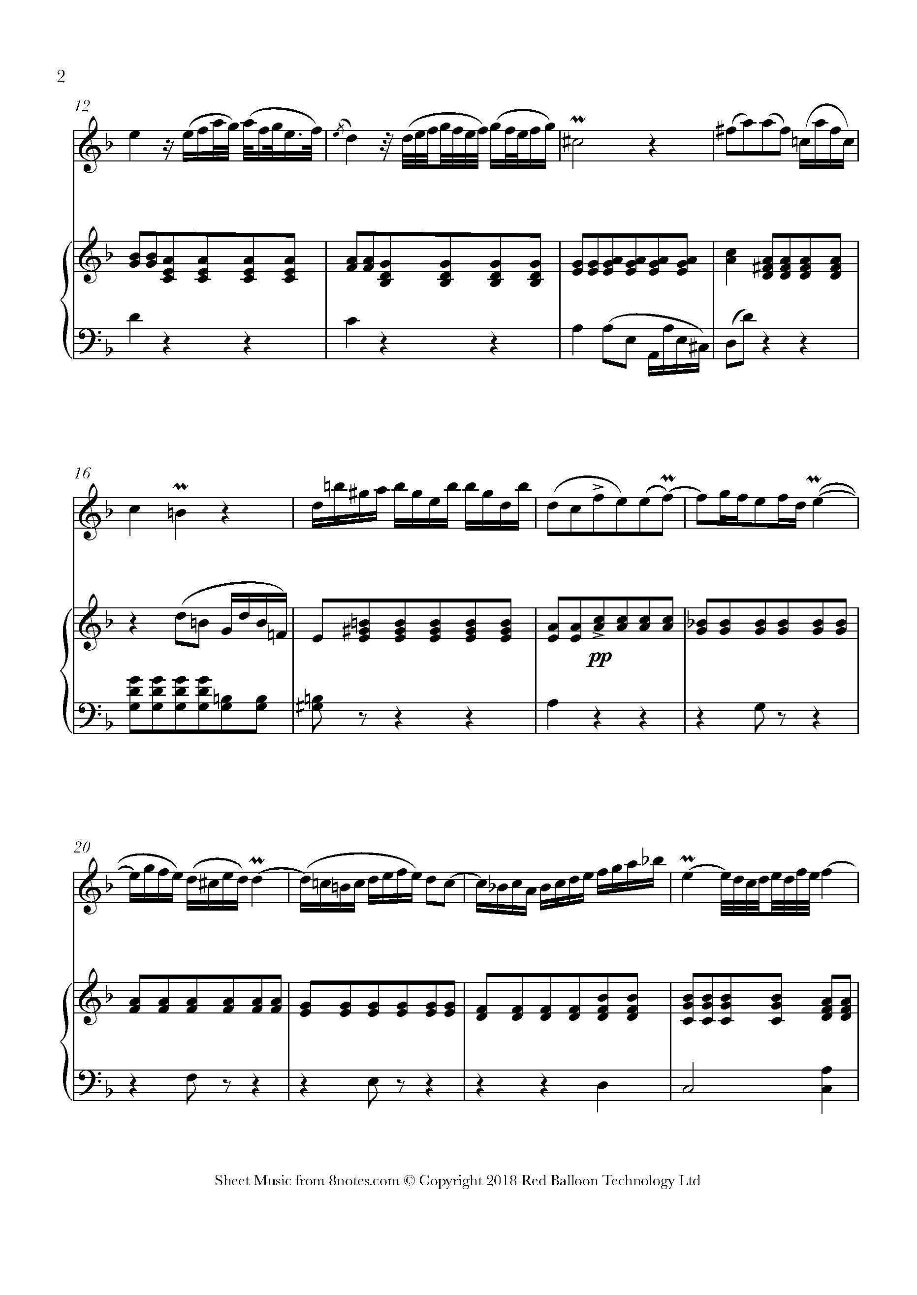 Marcello Concerto in D Minor 2. Adagio Sheet music for Oboe