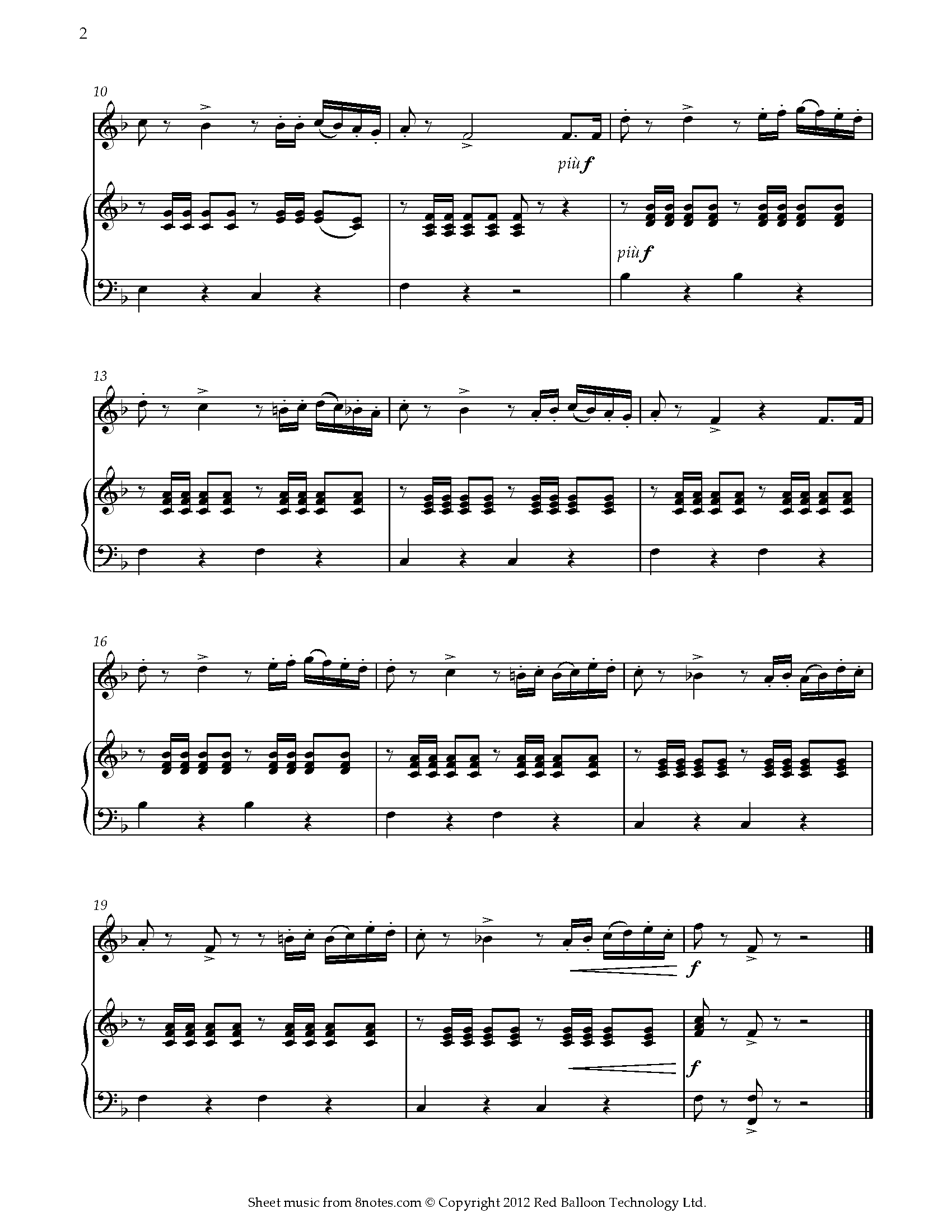 Tchaikovsky Neopolitan Dance from Swan Lake Sheet music for Oboe