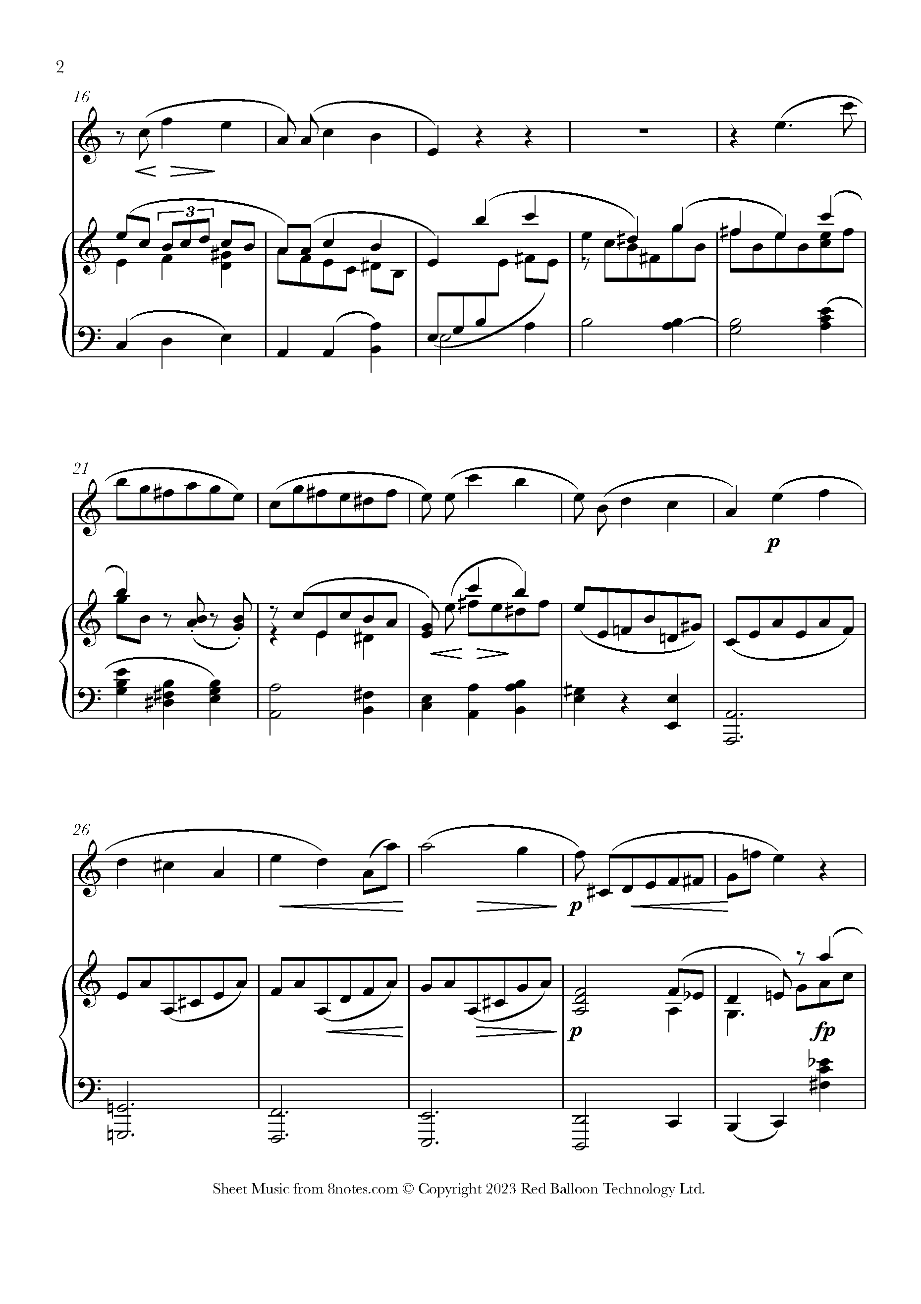 Schumann Three Romances for Oboe, Op.94. No.1 Sheet music for Oboe