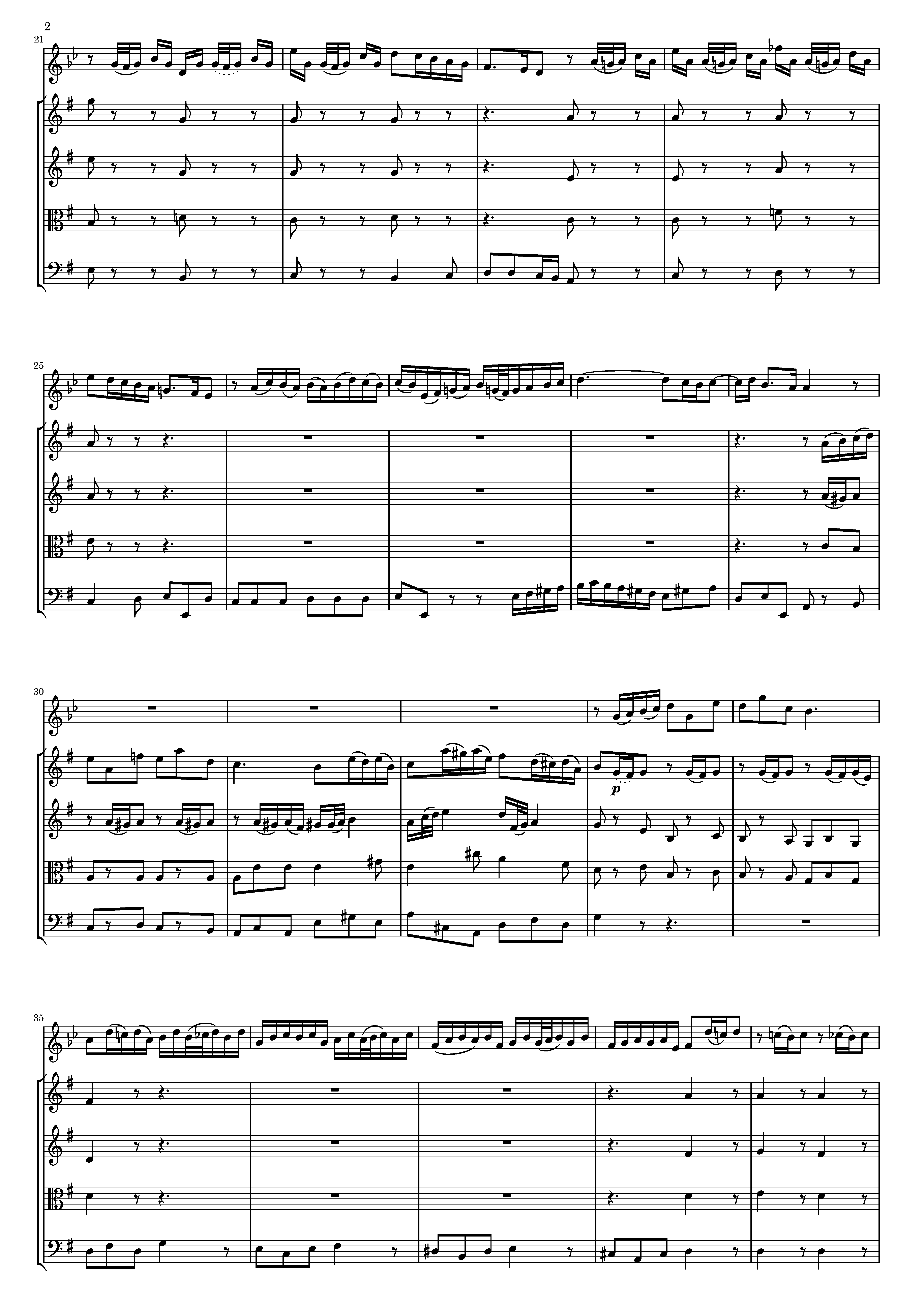 Telemann, Georg Philipp - Concerto for Oboe d'amore, TWV 51:G3 Sheet ...