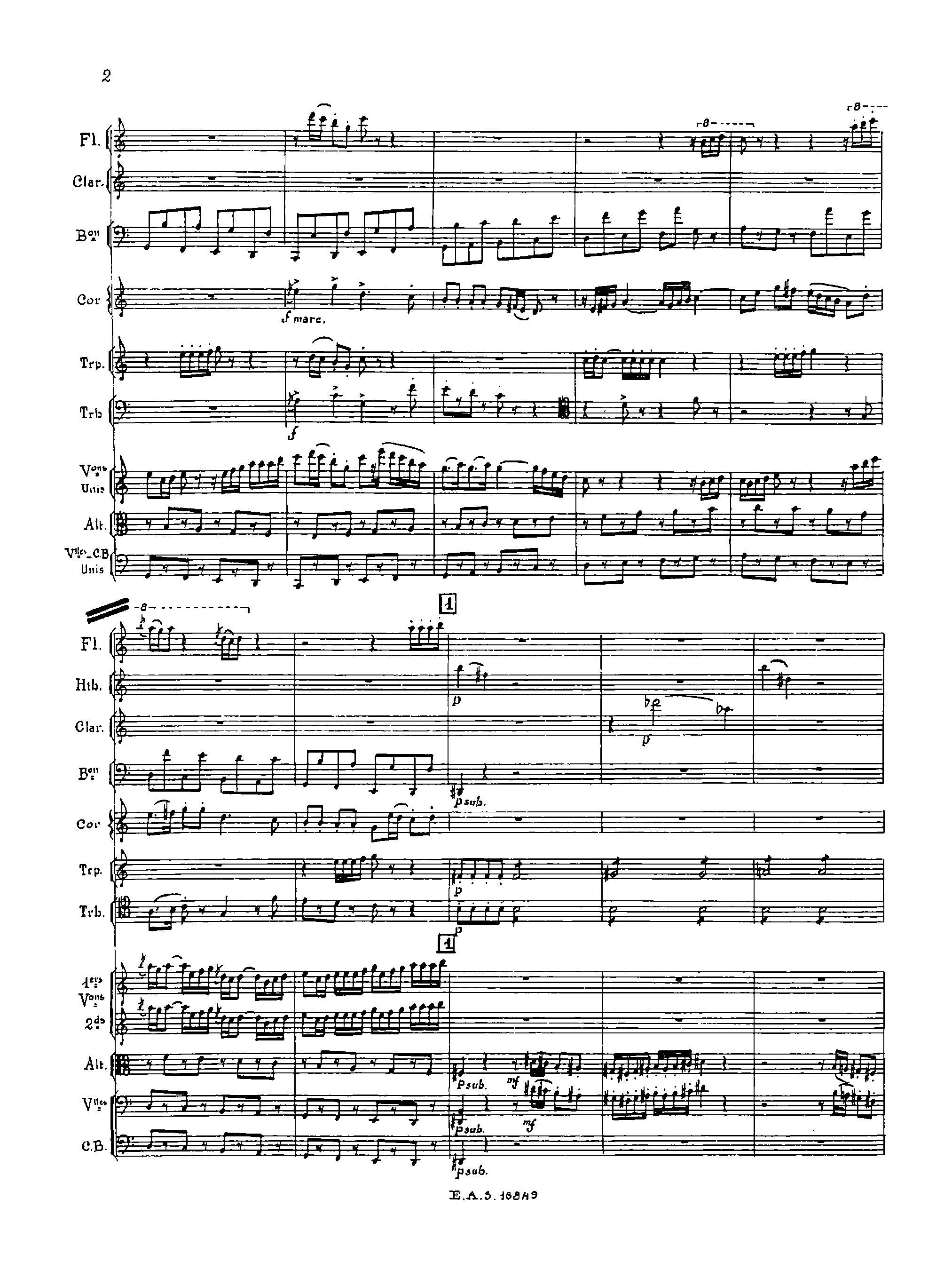 Les aventures du roi Pausole, H.76 by Arthur Honegger Sheet Music arranged by 8notes.com for Opera Full Score - 1 of 251 pages